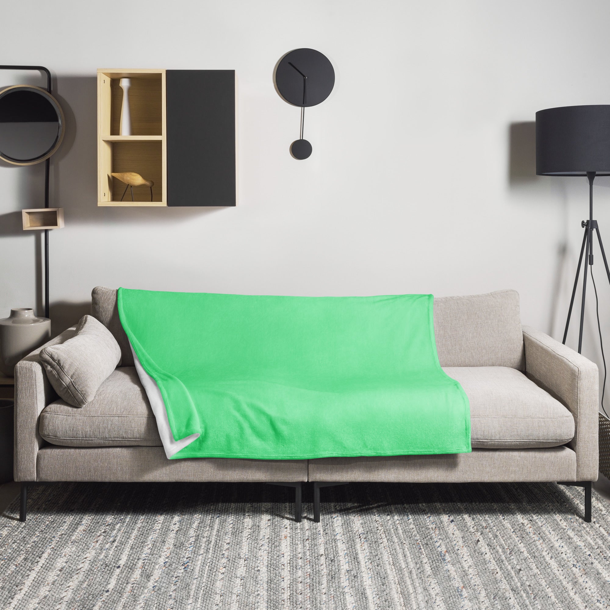 Seafoam Color Blanket by Visual Verse - Image 1