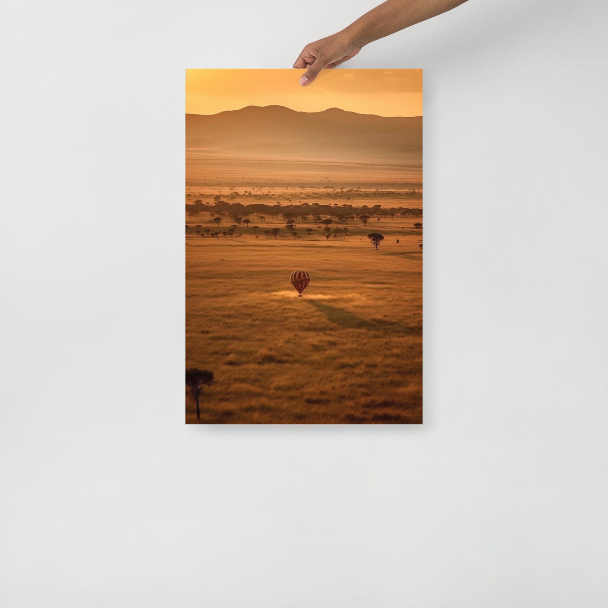 Serengeti Safari Wildlife Adventure Art Poster by Visual Verse - Image 3