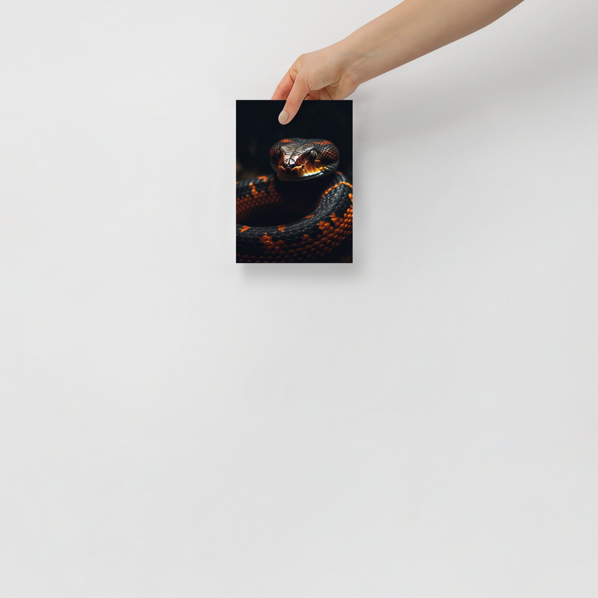 Sleek & Vibrant Snake Art Poster by Visual Verse - Image 8