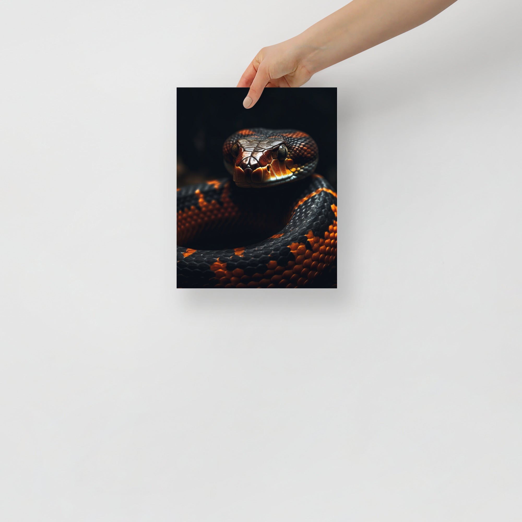 Sleek & Vibrant Snake Art Poster by Visual Verse - Image 9