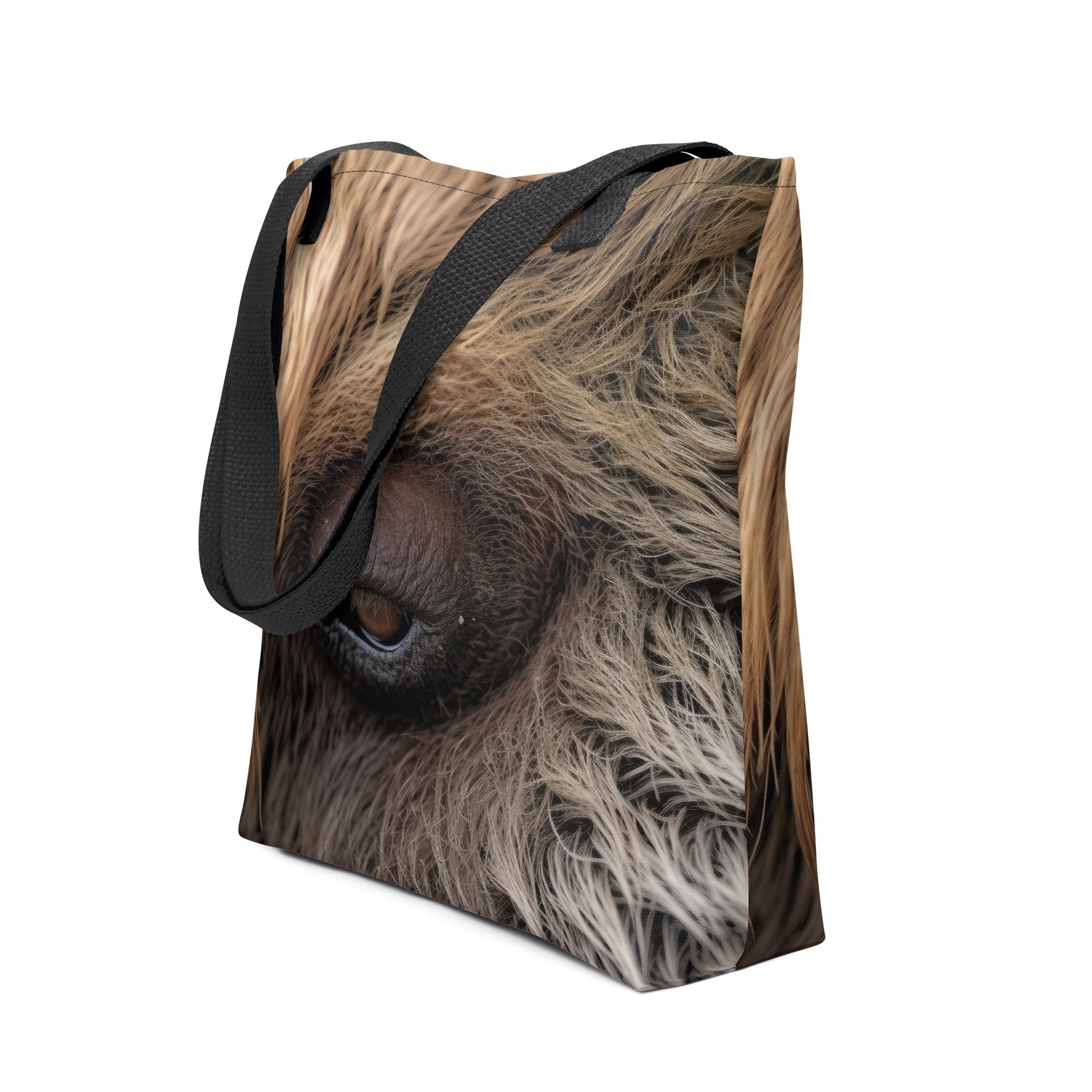 Sloth Fur Tote Bag by Visual Verse - Image 1