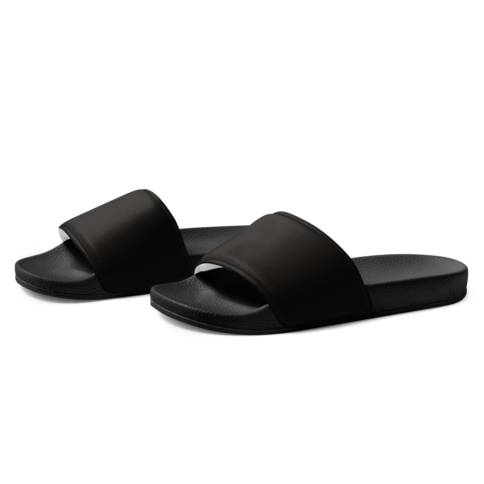 Smoky Black Color Women's Slides by Visual Verse - Image 3
