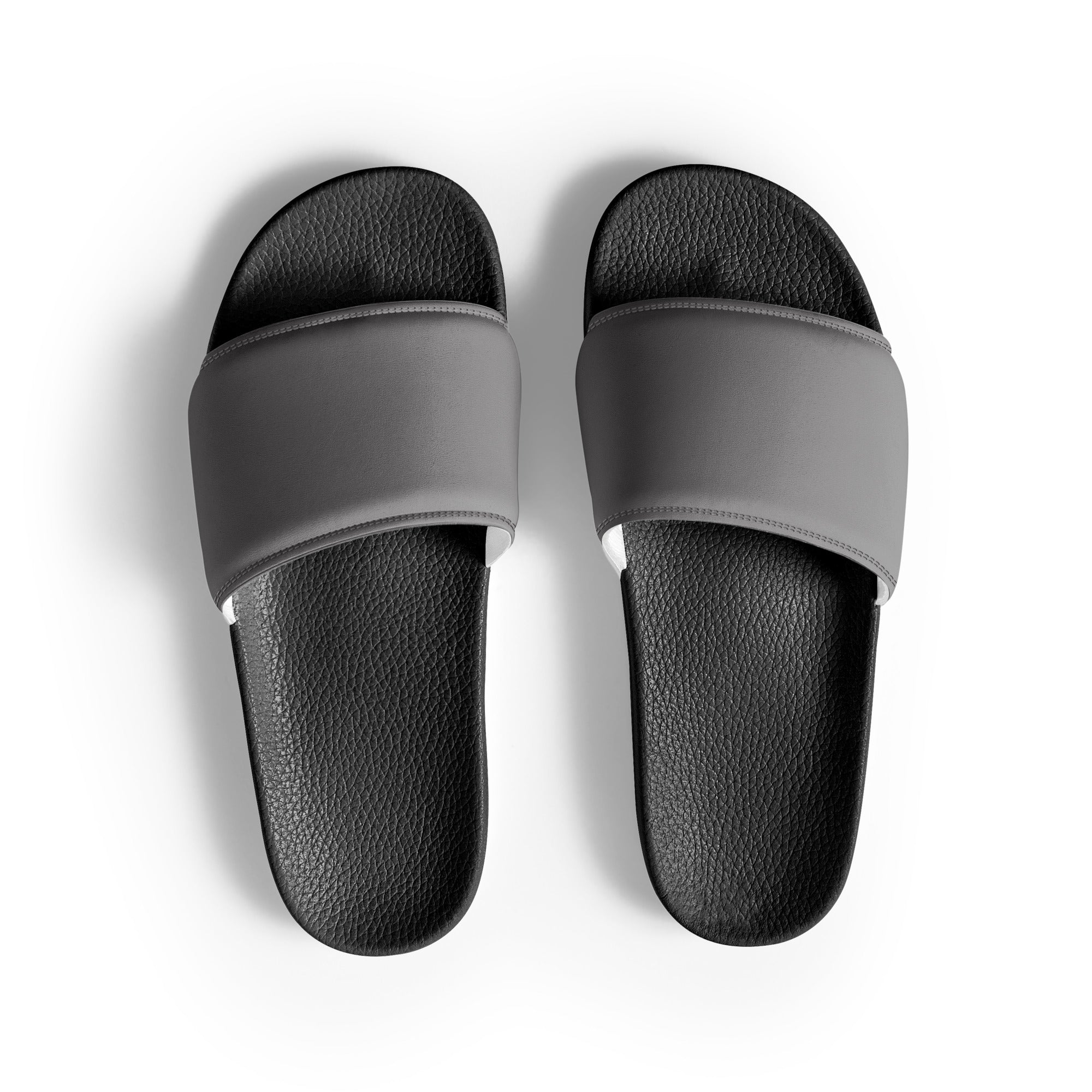 Snow Color Men's Slides by Visual Verse - Image 1