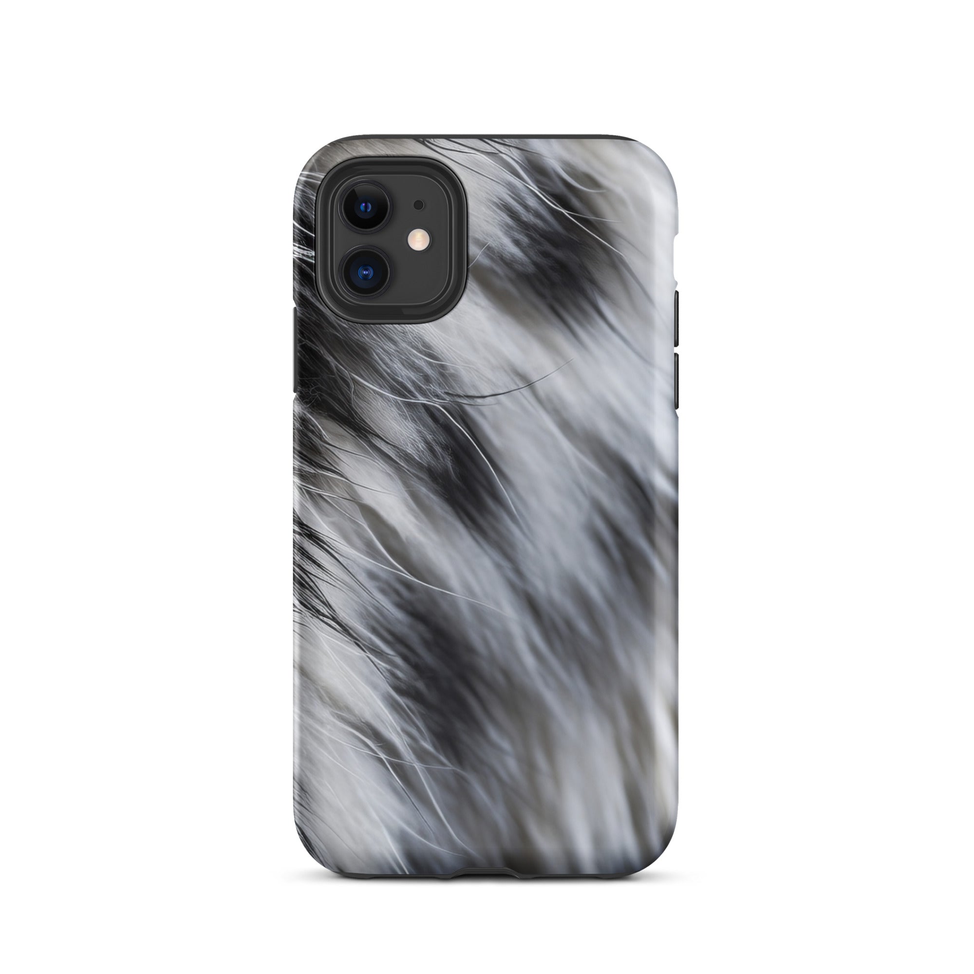 Snow Leopard Fur iPhone Case by Visual Verse - Image 2