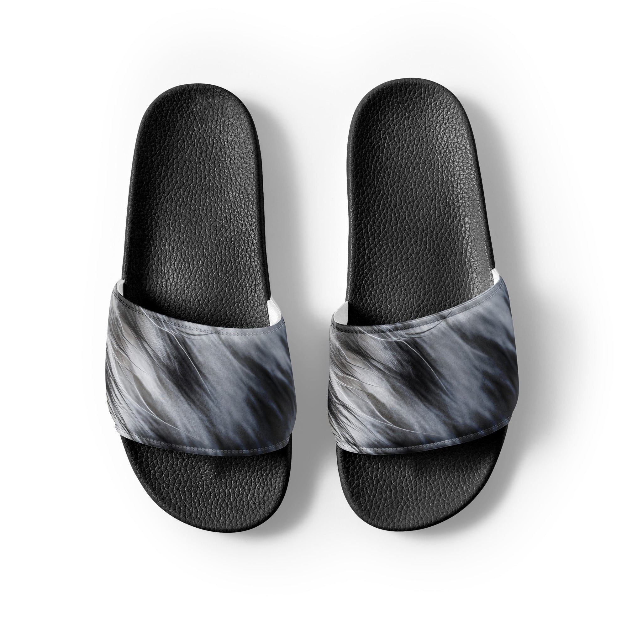 Snow Leopard Fur Women's Slides by Visual Verse - Image 2