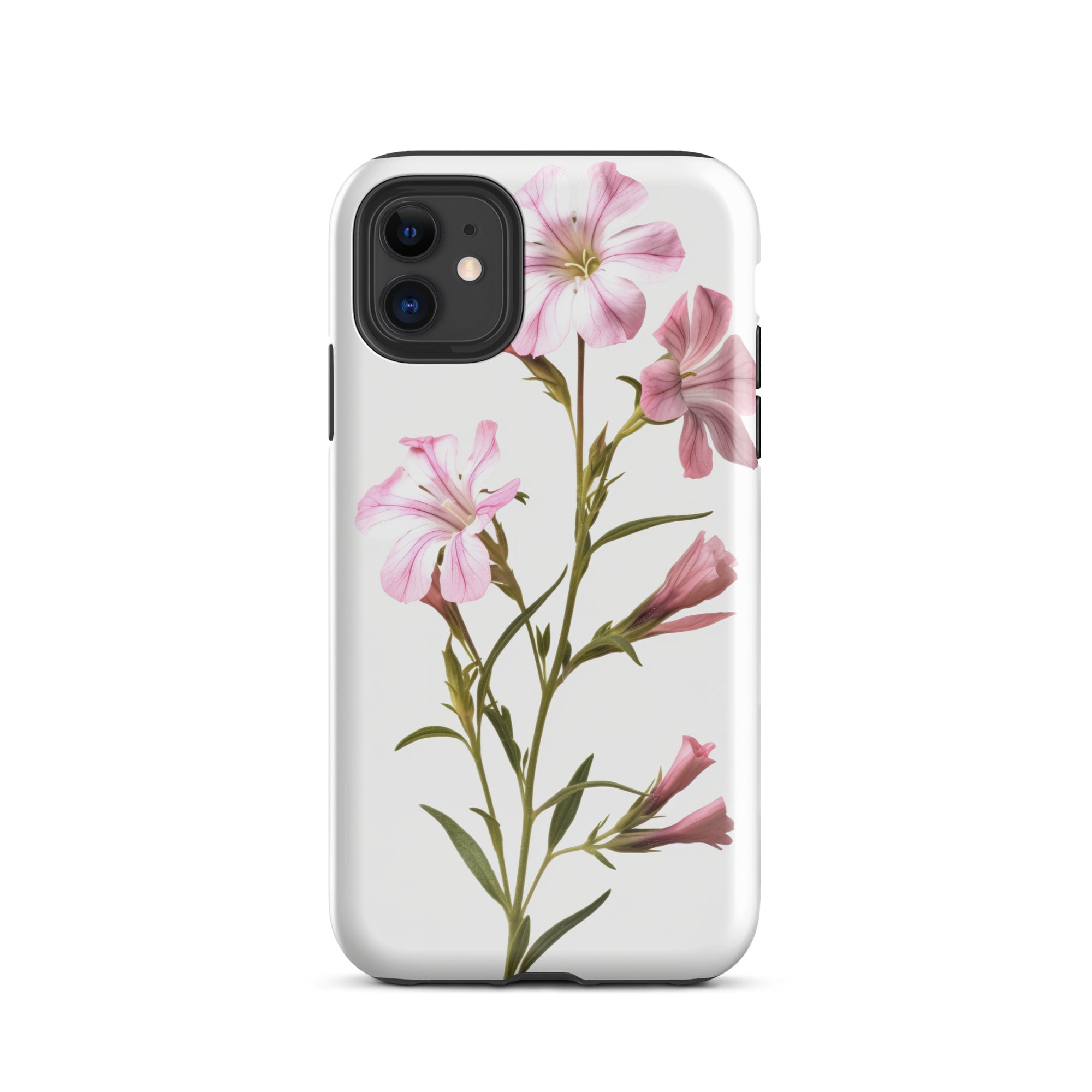 Soapwort Flower iPhone Case by Visual Verse - Image 1