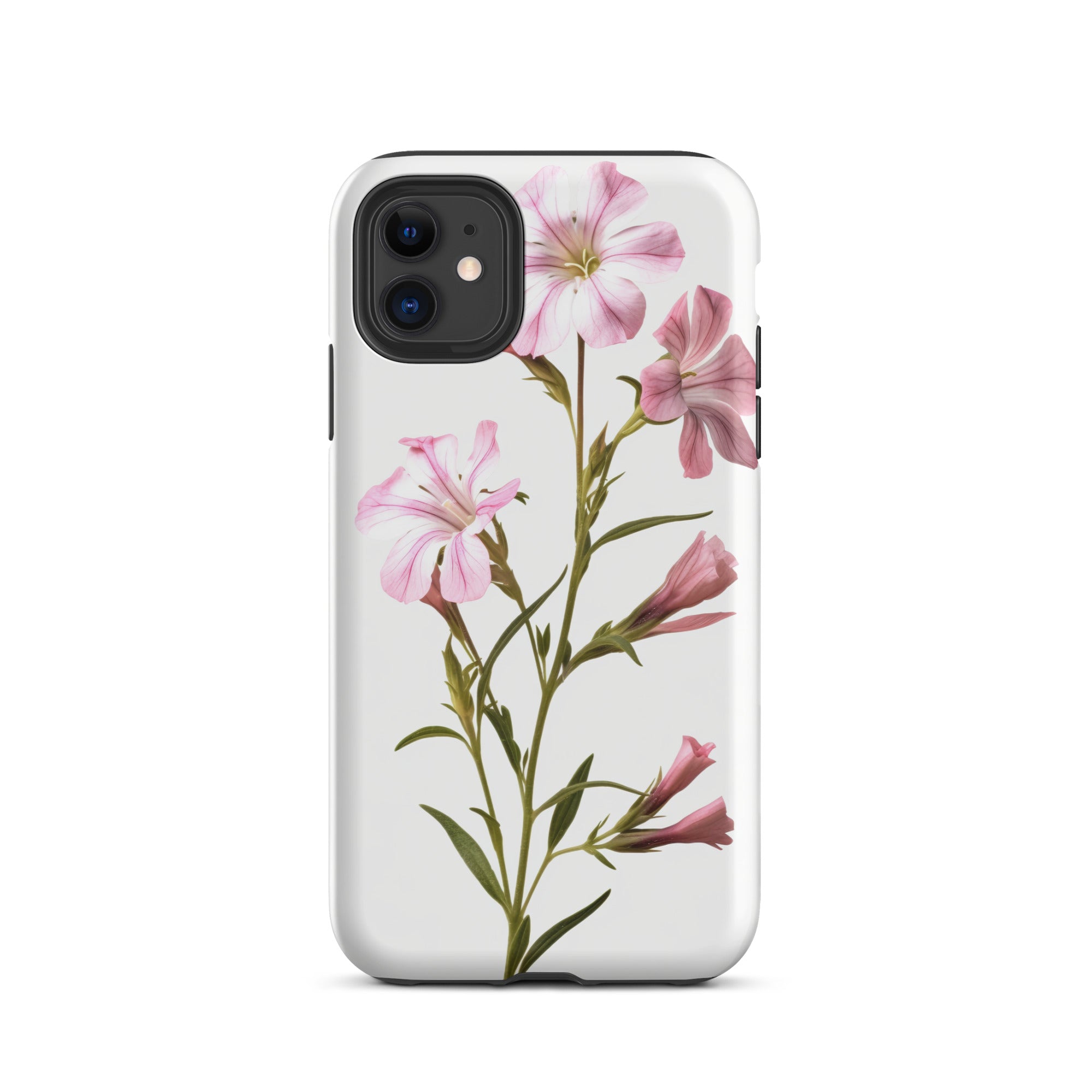 Soapwort Flower iPhone Case by Visual Verse - Image 2