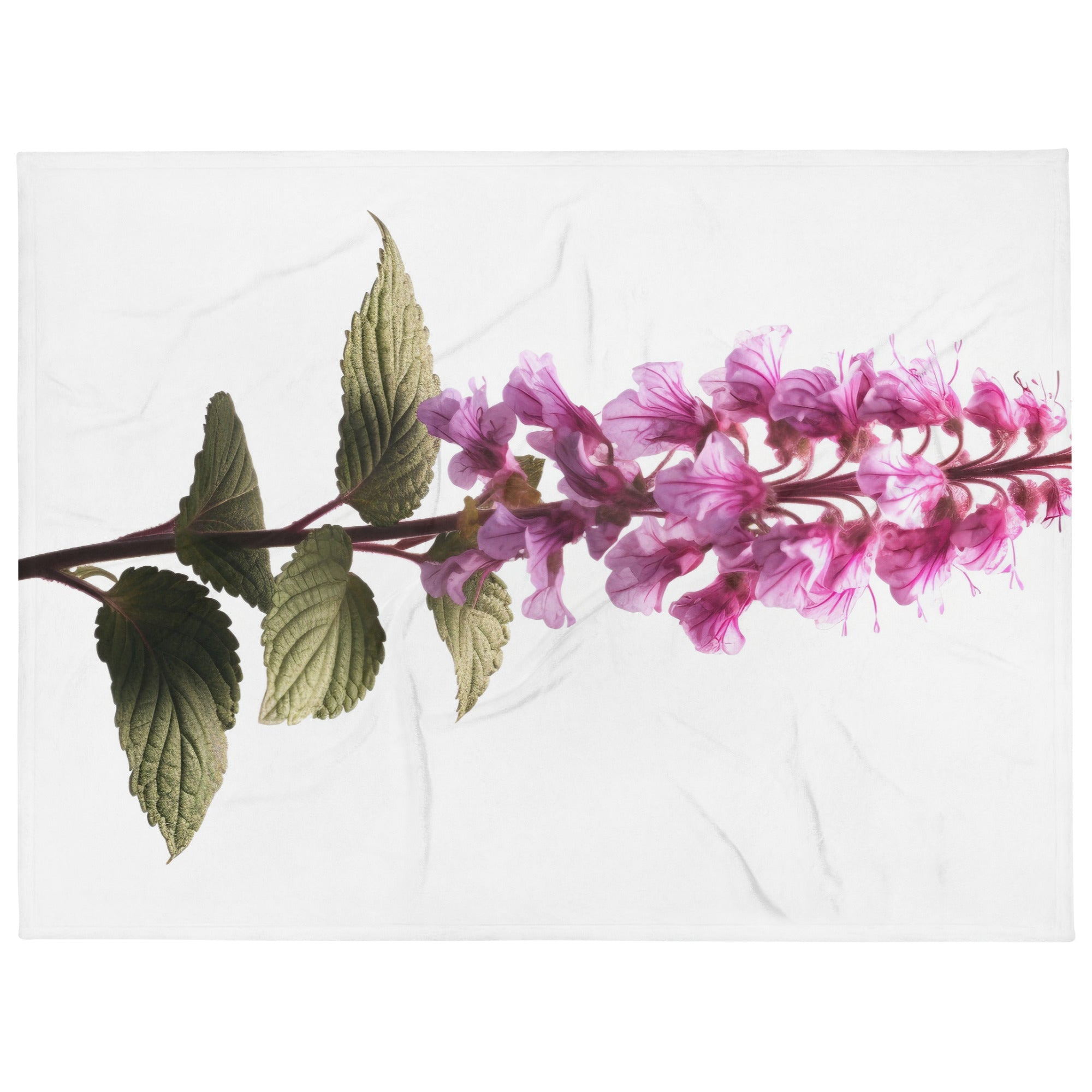 Spotted Deadnettle Flower Blanket by Visual Verse - Image 1