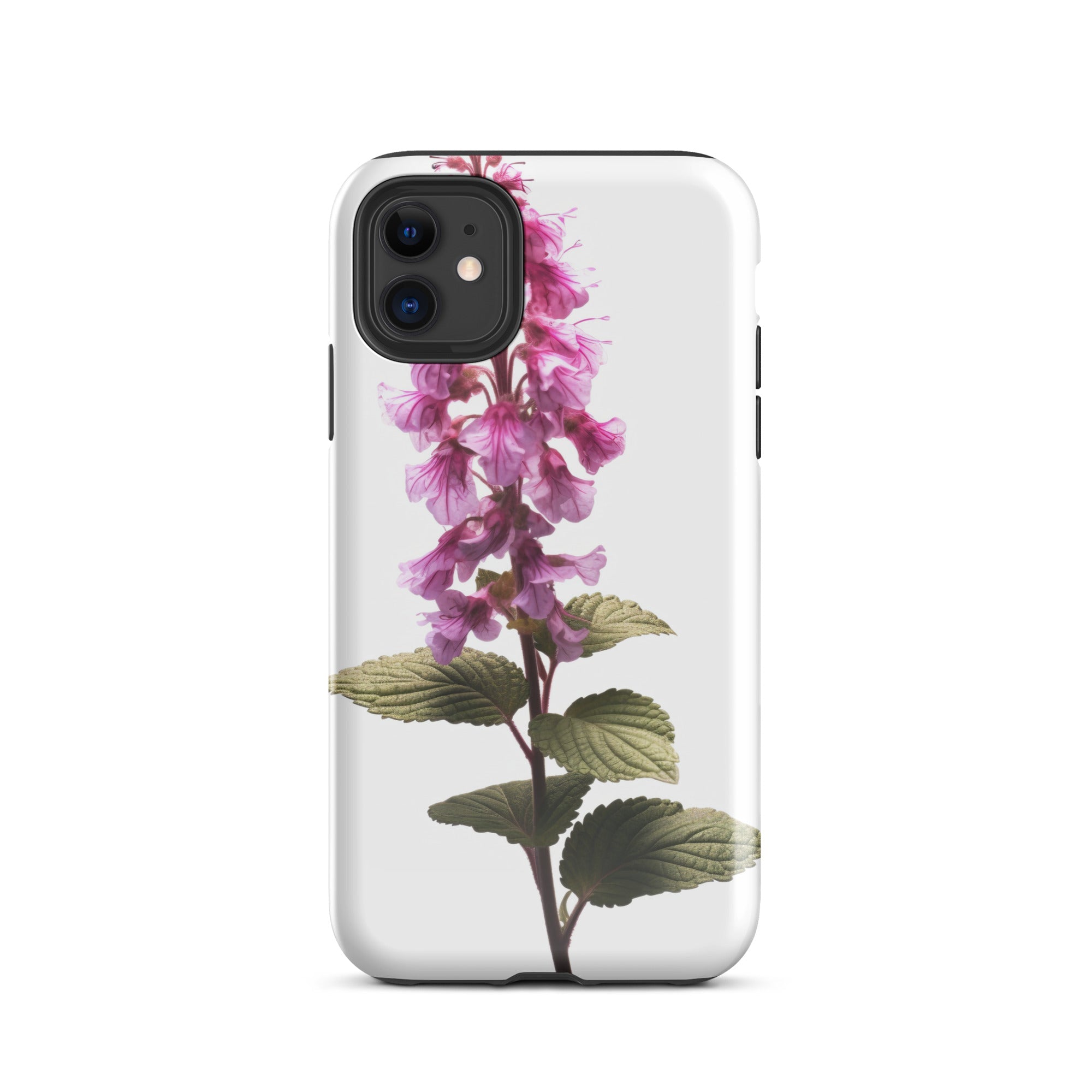 Spotted Deadnettle Flower iPhone Case by Visual Verse - Image 1