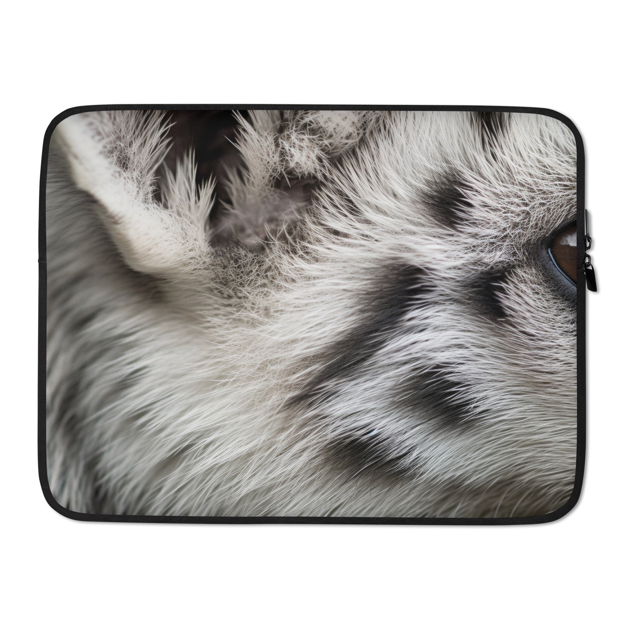 Spotted Fur Laptop Sleeve by Visual Verse - Image 1