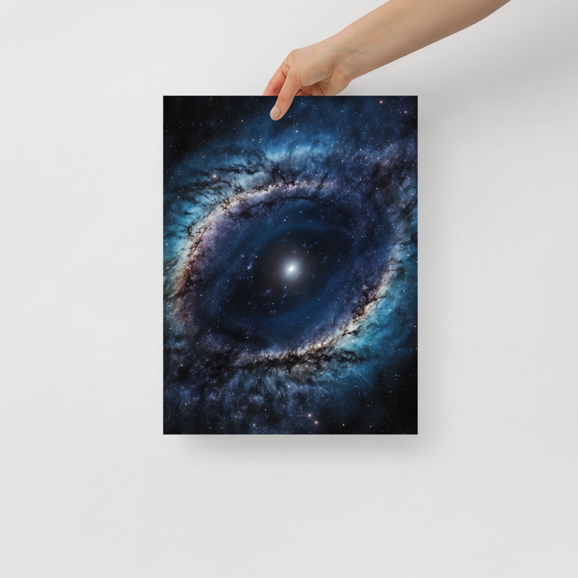 Stunning Black Eye Galaxy Space Art Poster by Visual Verse - Image 3
