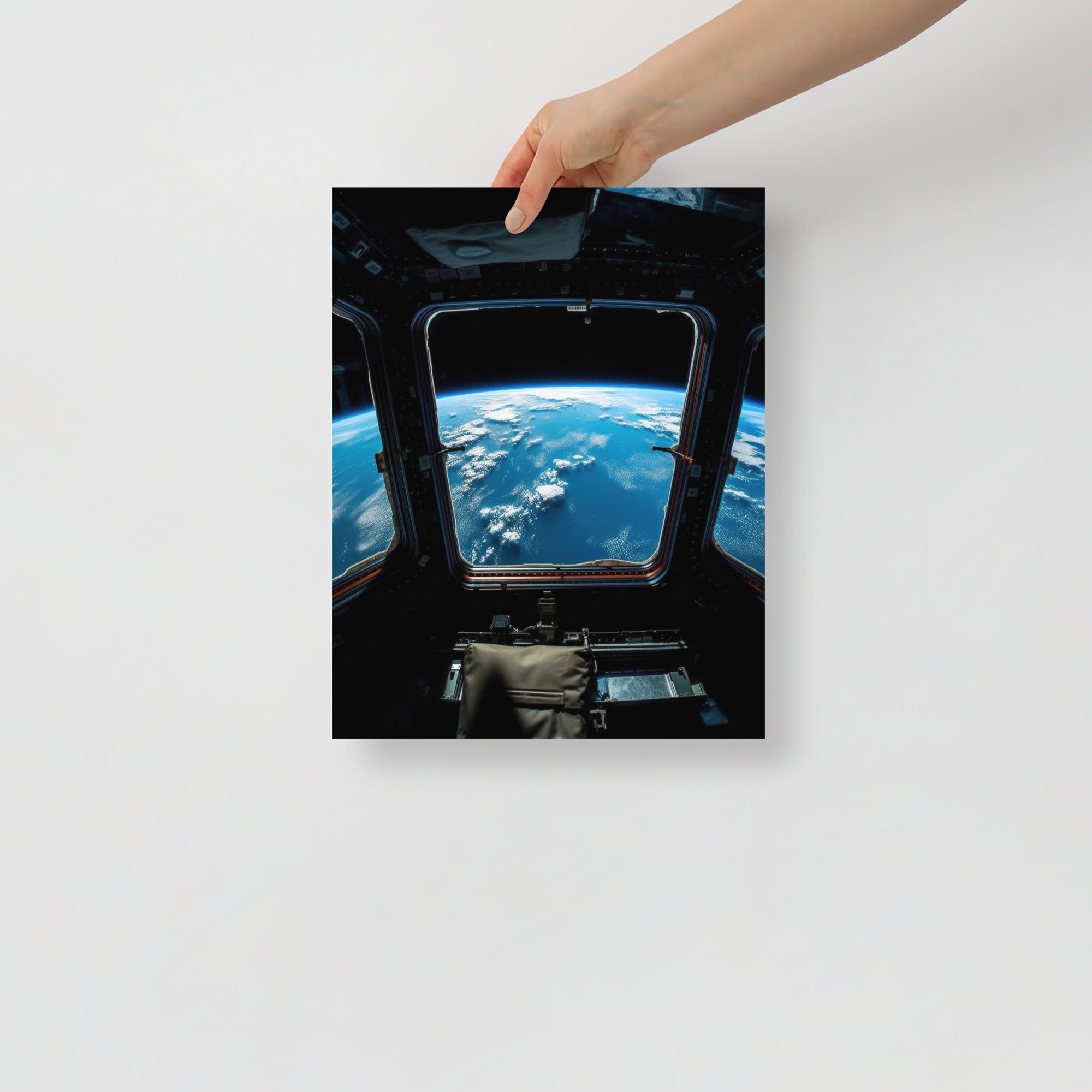 Stunning Celestial Vista Space Station Panorama Art Poster by Visual Verse - Image 3