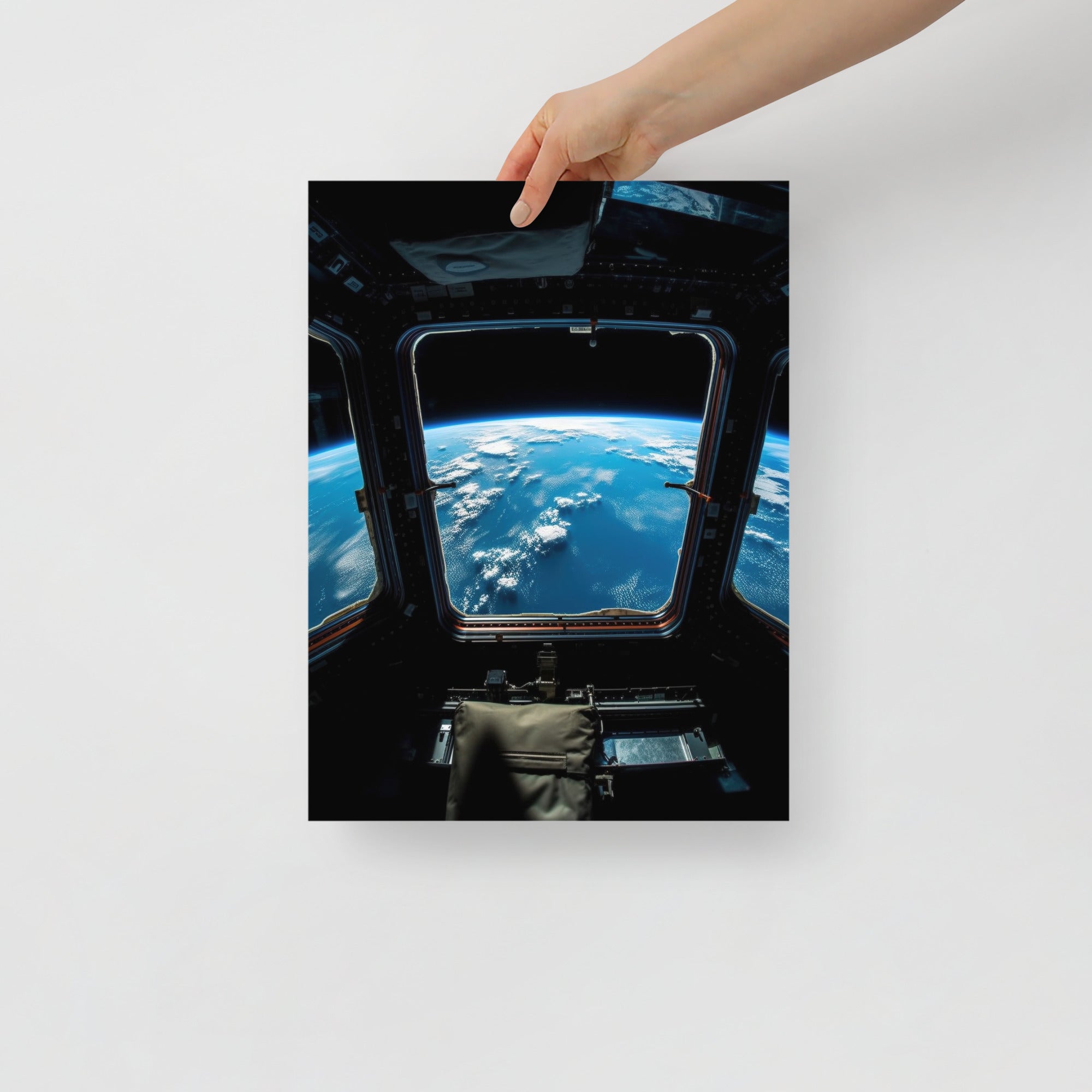 Stunning Celestial Vista Space Station Panorama Art Poster by Visual Verse - Image 4