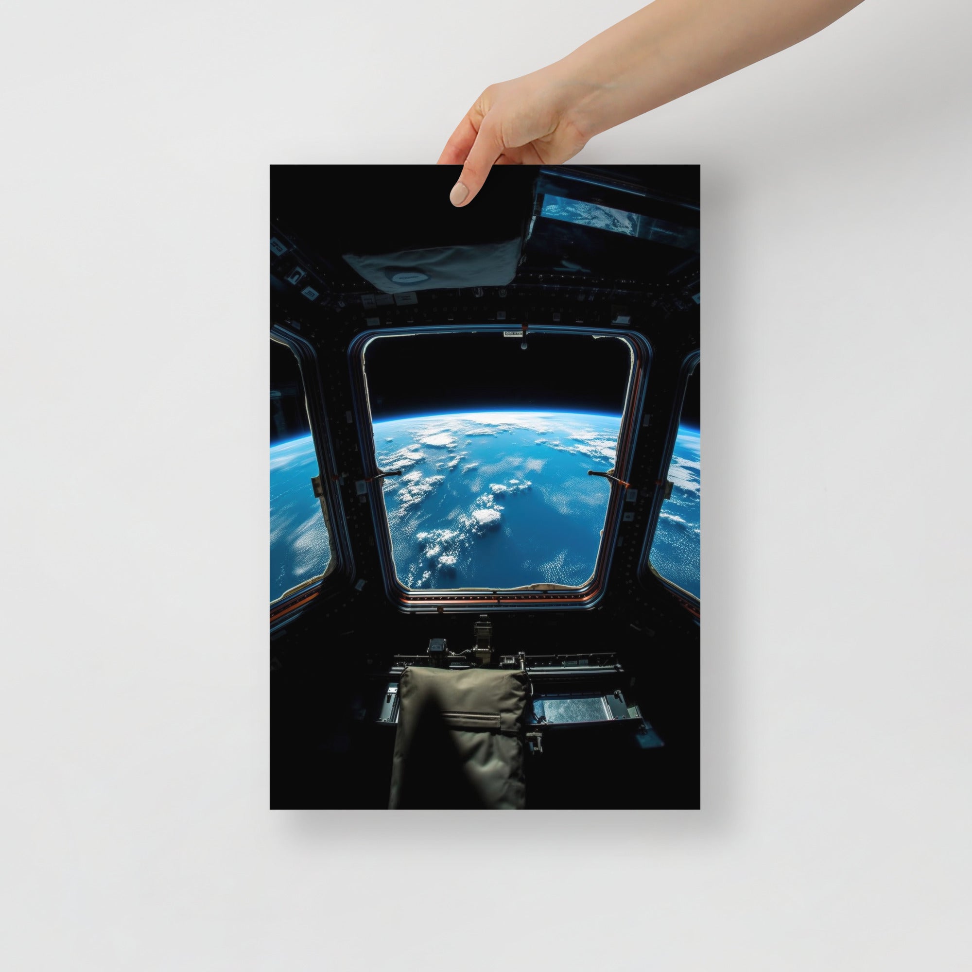 Stunning Celestial Vista Space Station Panorama Art Poster by Visual Verse - Image 5