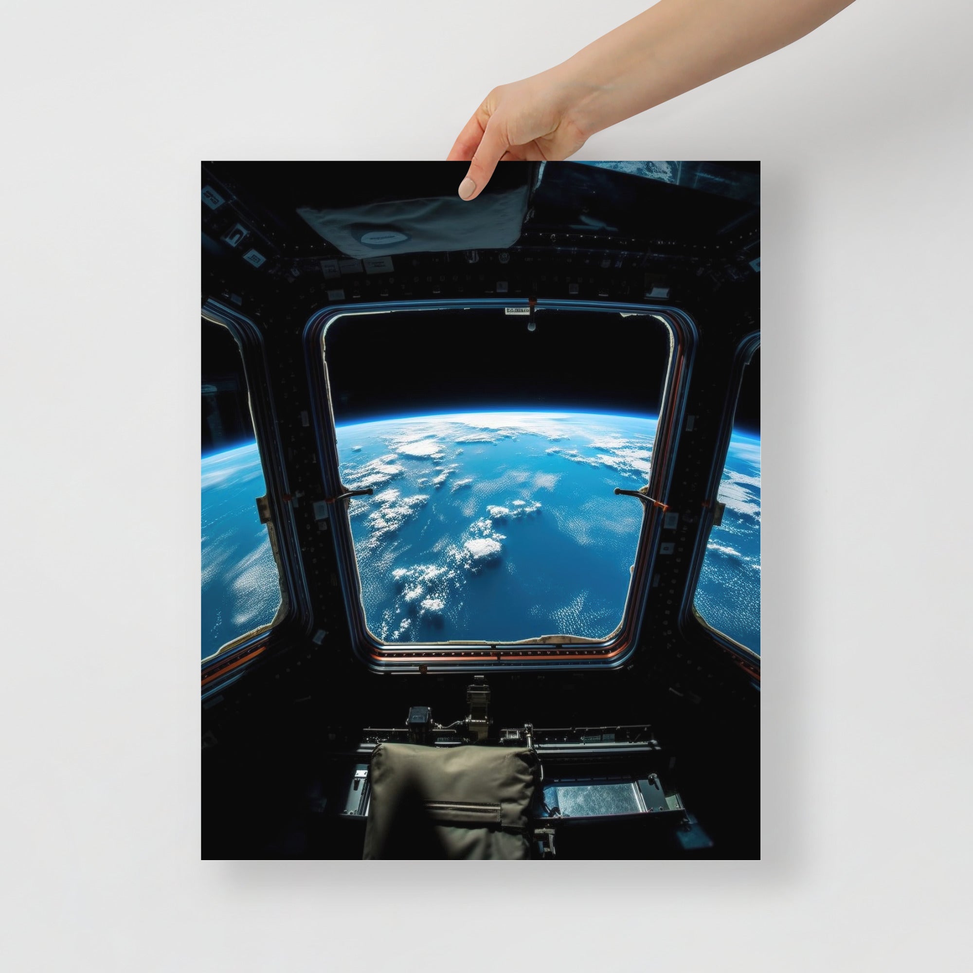 Stunning Celestial Vista Space Station Panorama Art Poster by Visual Verse - Image 6