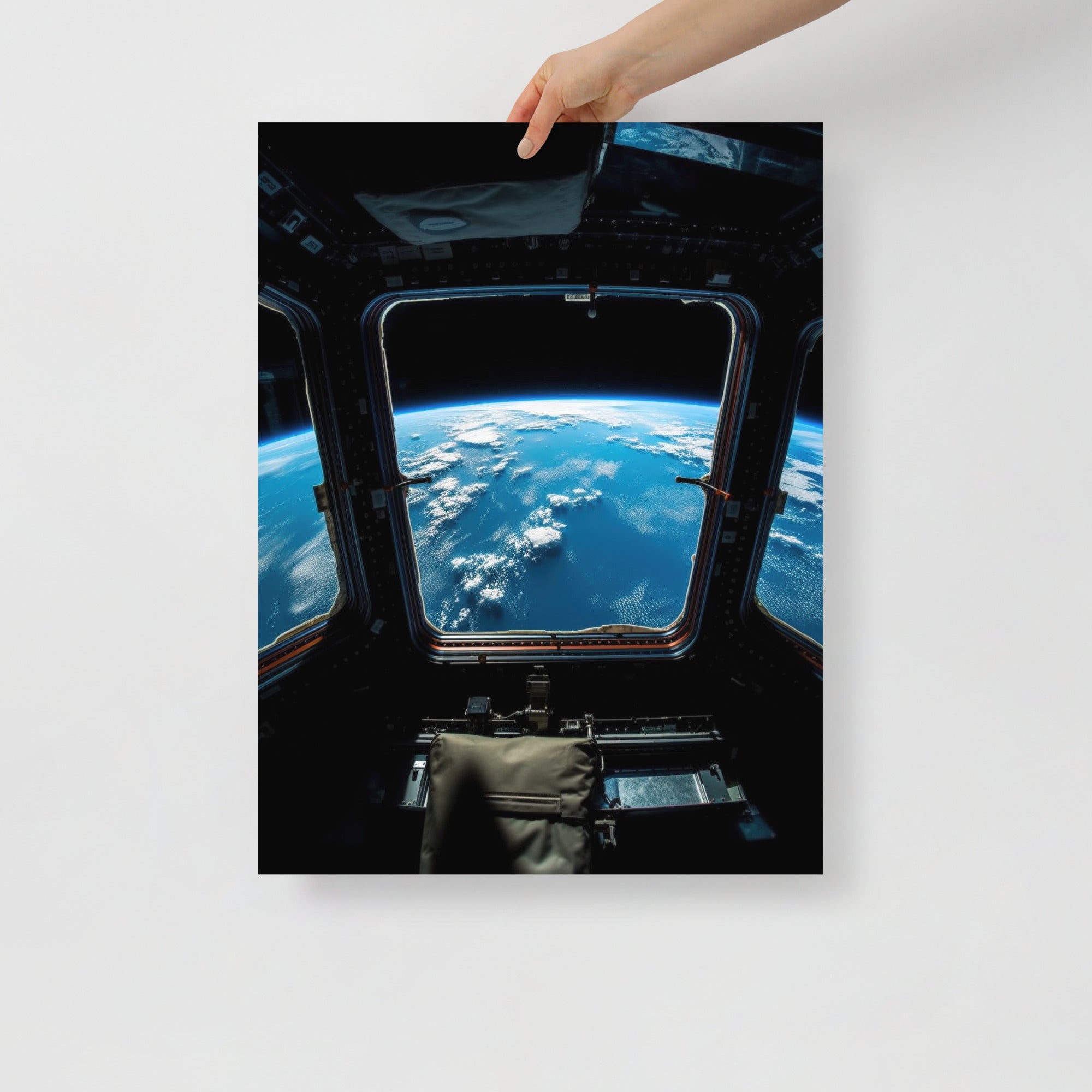 Stunning Celestial Vista Space Station Panorama Art Poster by Visual Verse - Image 7