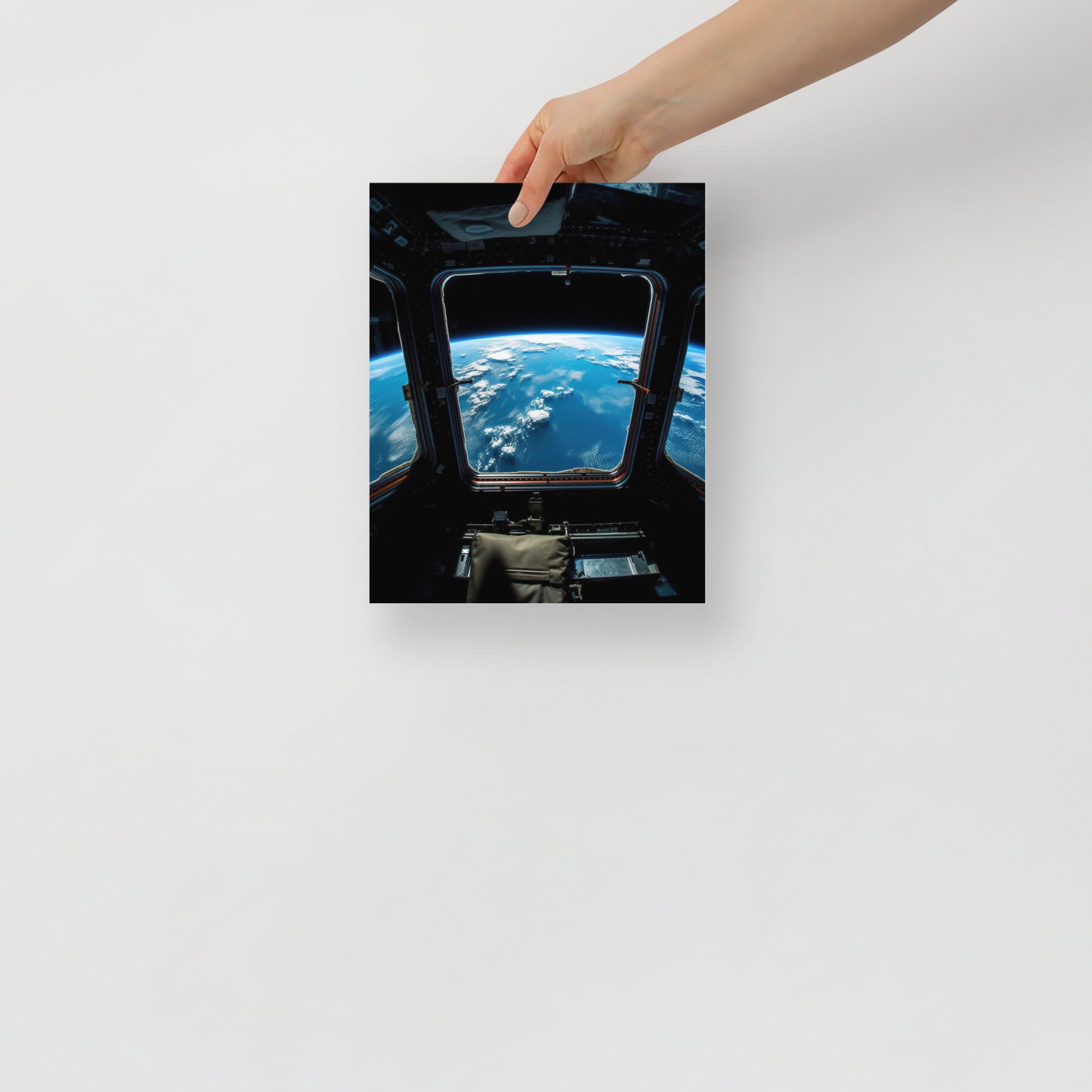 Stunning Celestial Vista Space Station Panorama Art Poster by Visual Verse - Image 9