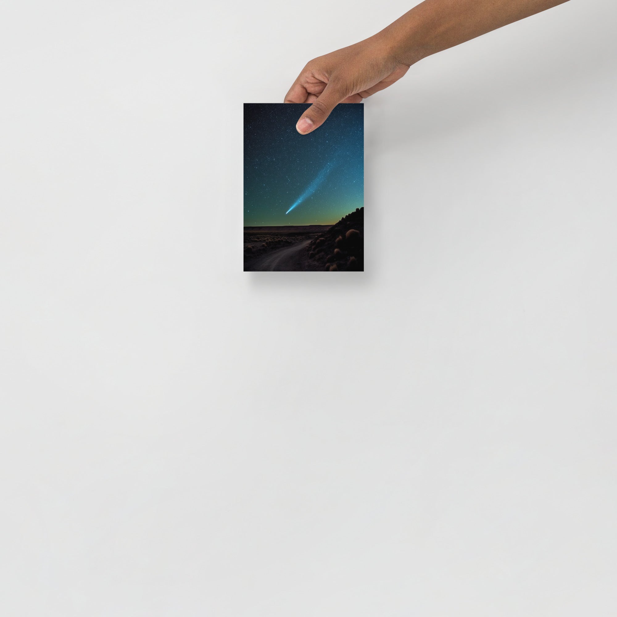 Stunning Comet Halley Space Art Poster by Visual Verse - Image 8