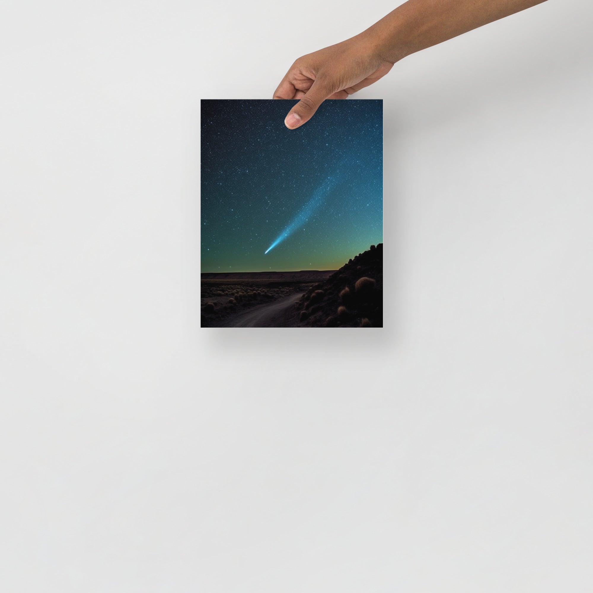 Stunning Comet Halley Space Art Poster by Visual Verse - Image 9