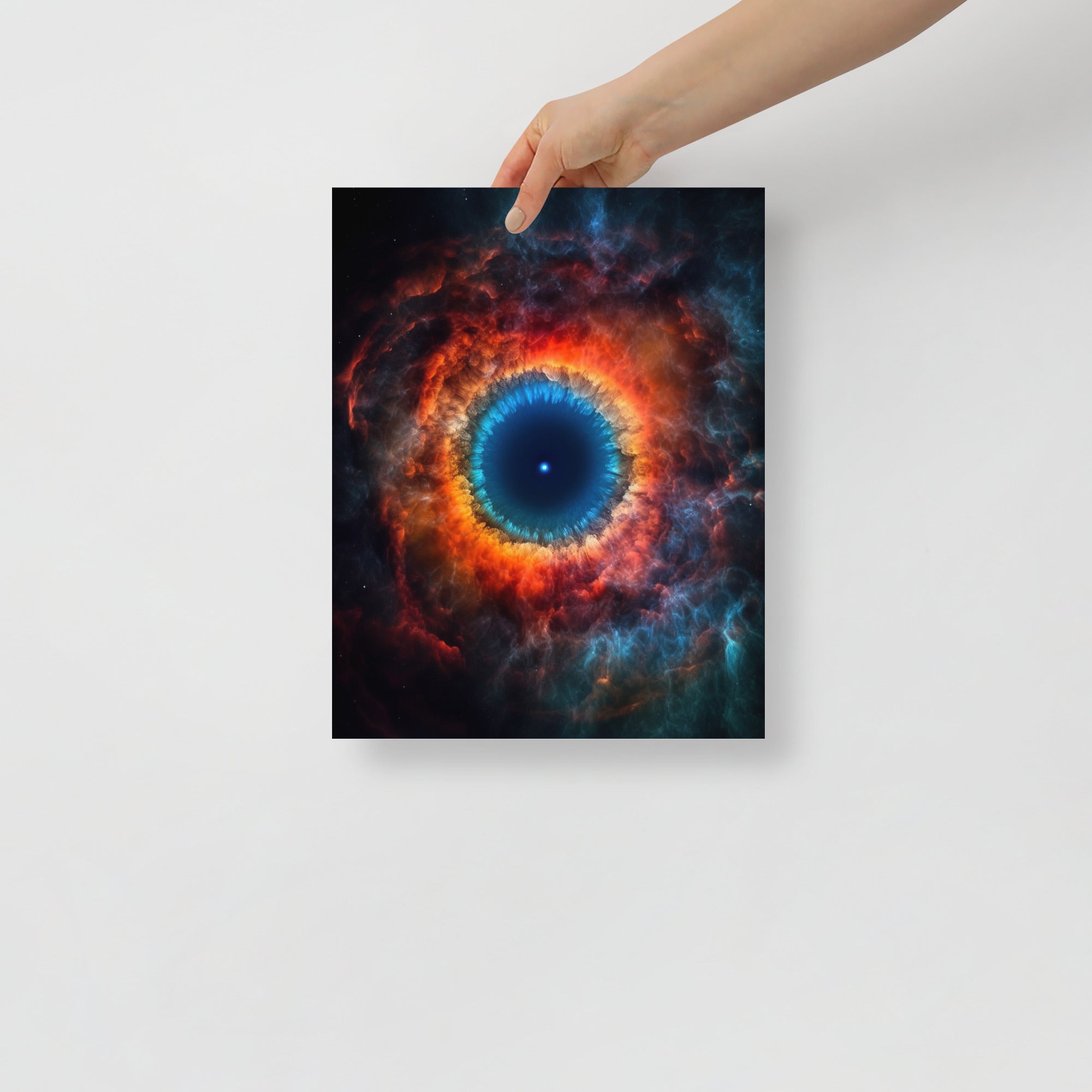 Stunning Double Helix Nebula Stargazing Art Poster by Visual Verse - Image 2