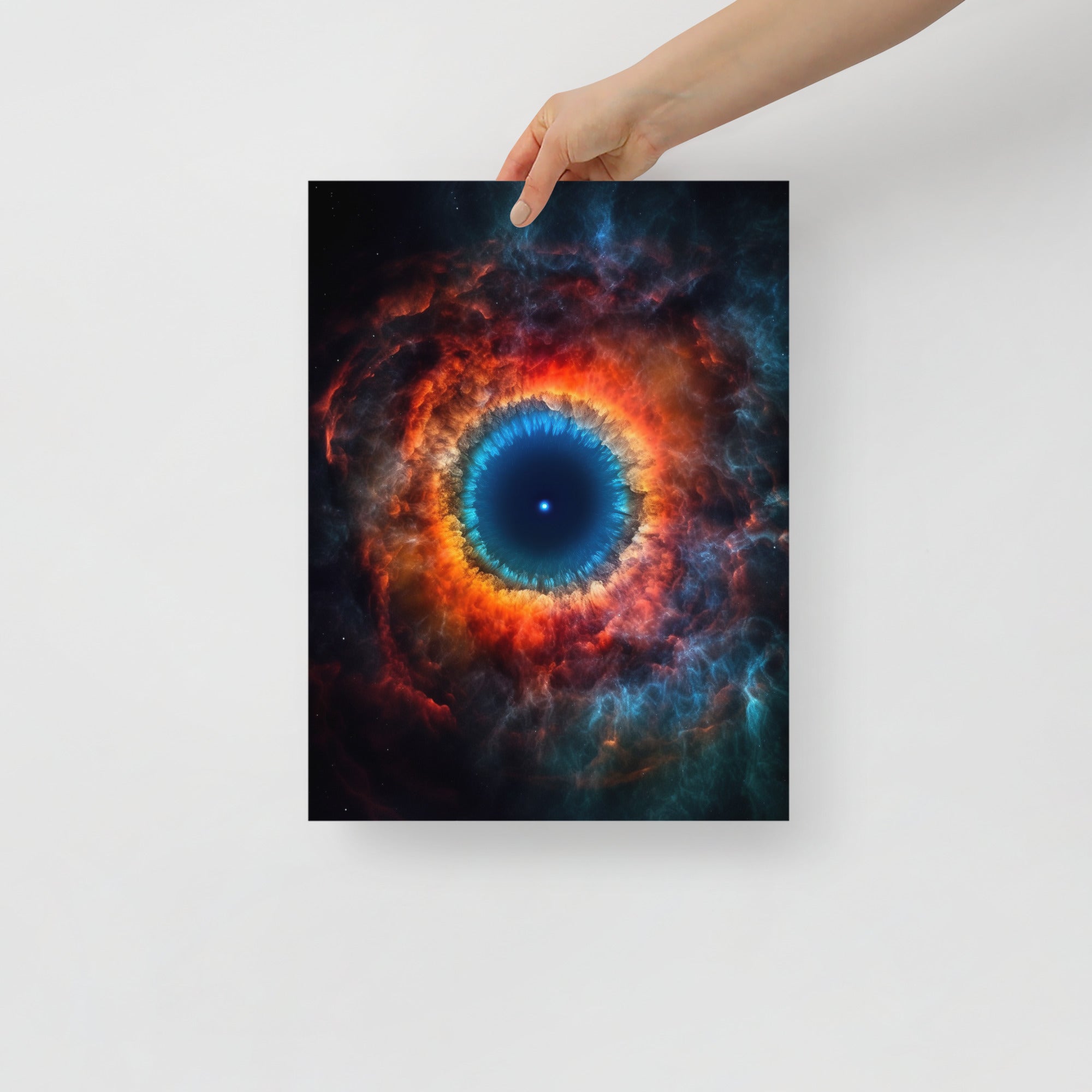 Stunning Double Helix Nebula Stargazing Art Poster by Visual Verse - Image 3
