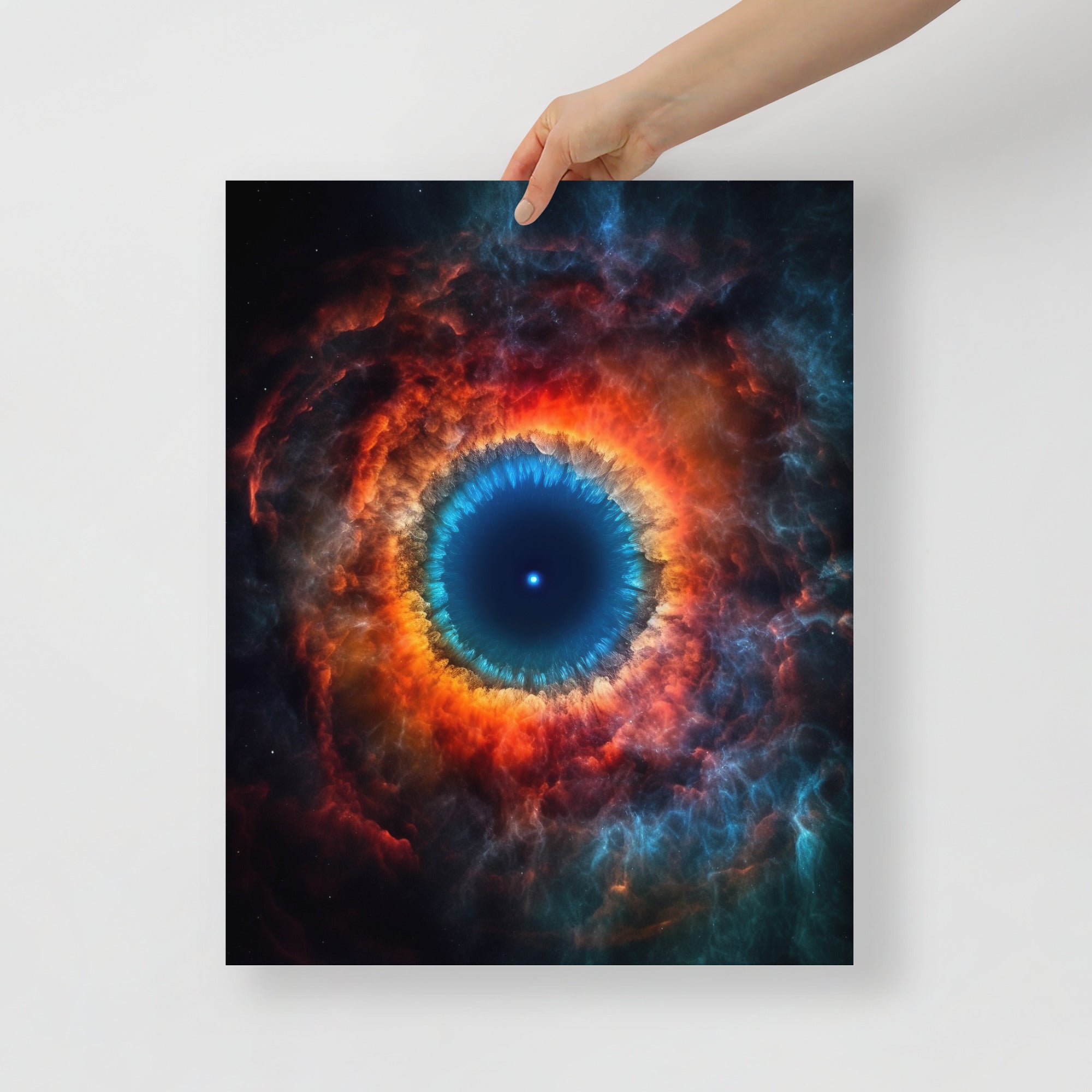 Stunning Double Helix Nebula Stargazing Art Poster by Visual Verse - Image 5