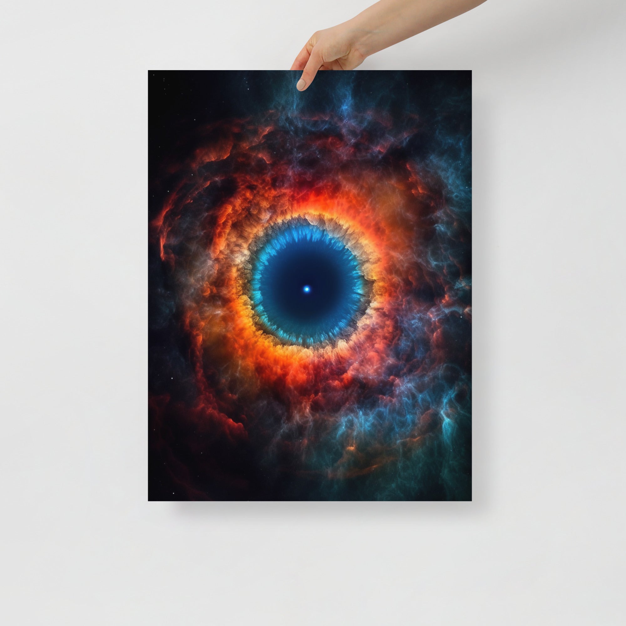 Stunning Double Helix Nebula Stargazing Art Poster by Visual Verse - Image 6