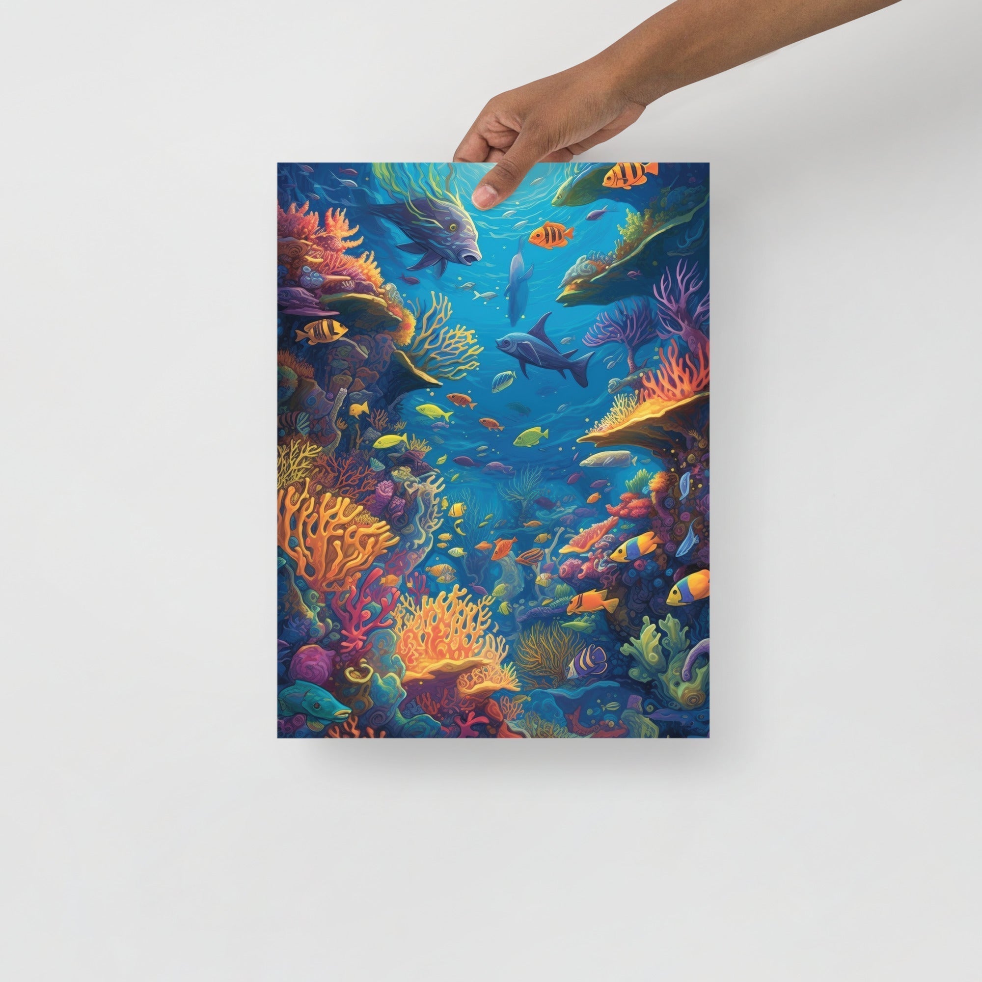 Stunning Ocean Depths Adventure Art Poster by Visual Verse - Image 3