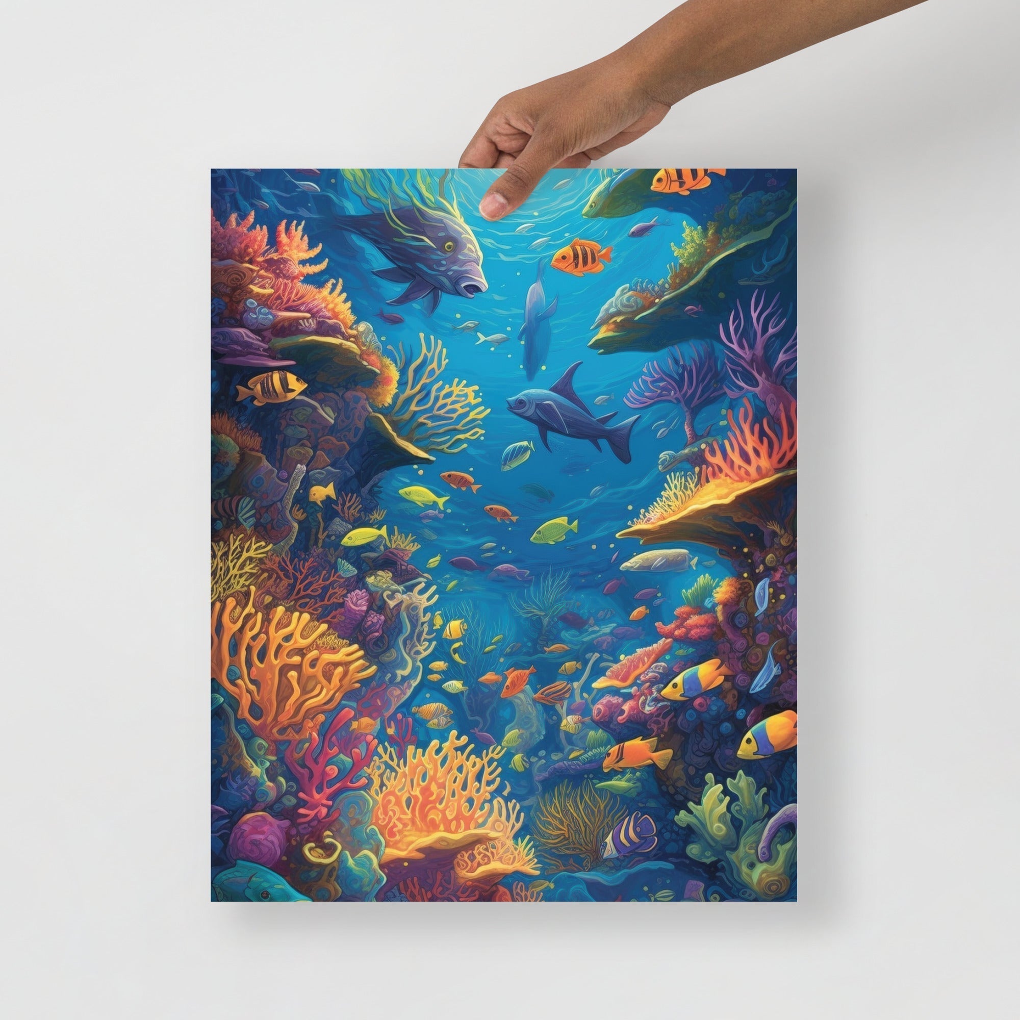 Stunning Ocean Depths Adventure Art Poster by Visual Verse - Image 5