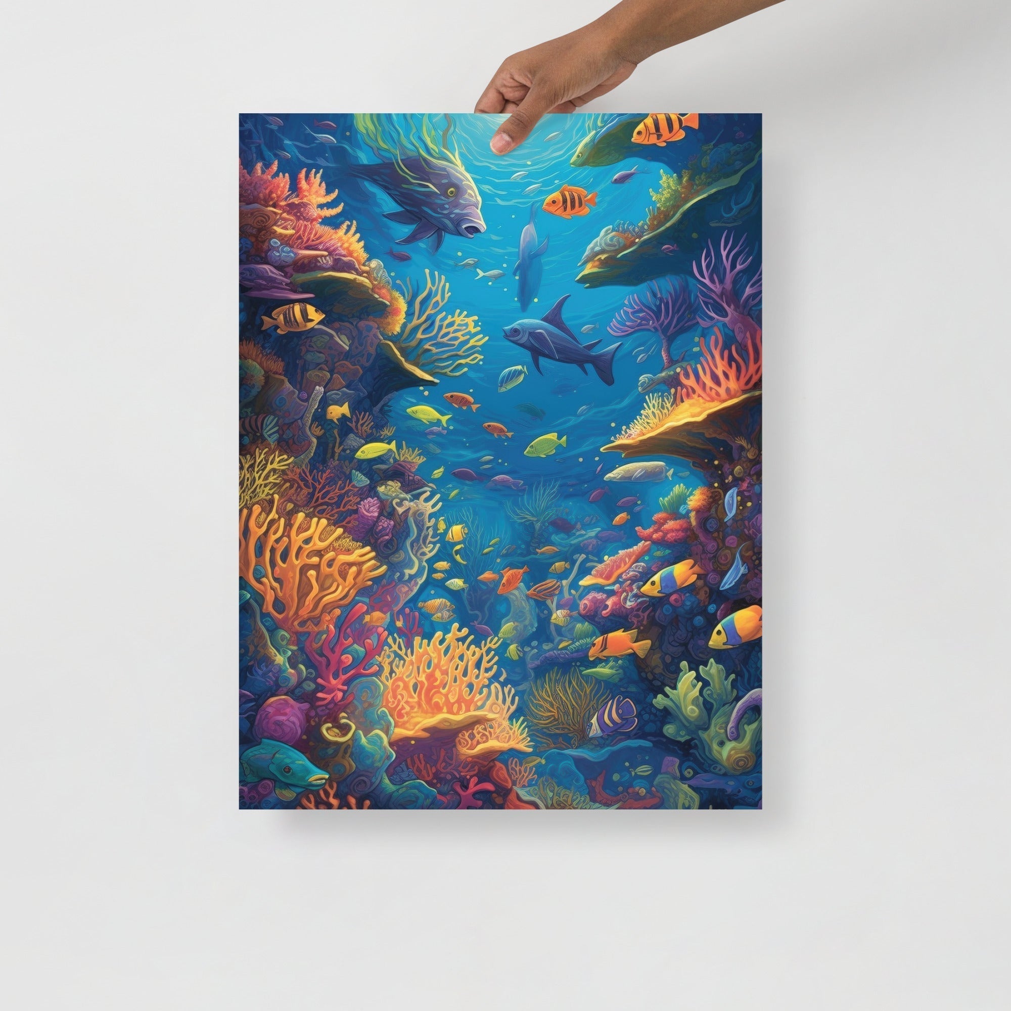 Stunning Ocean Depths Adventure Art Poster by Visual Verse - Image 6