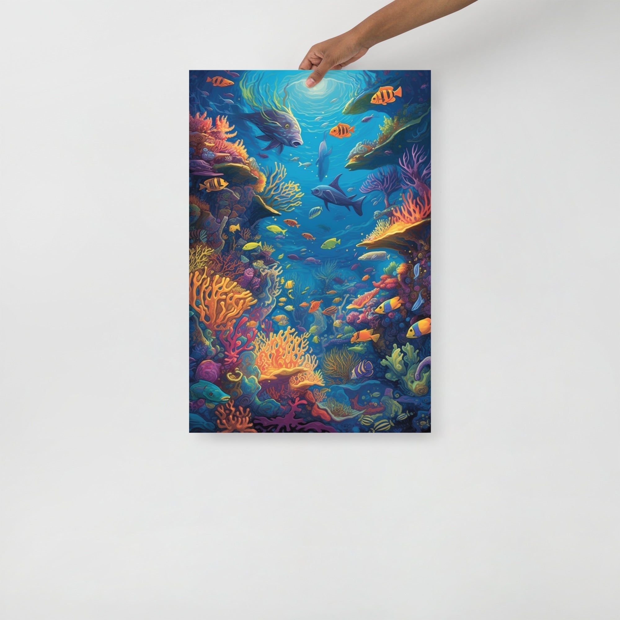 Stunning Ocean Depths Adventure Art Poster by Visual Verse - Image 7