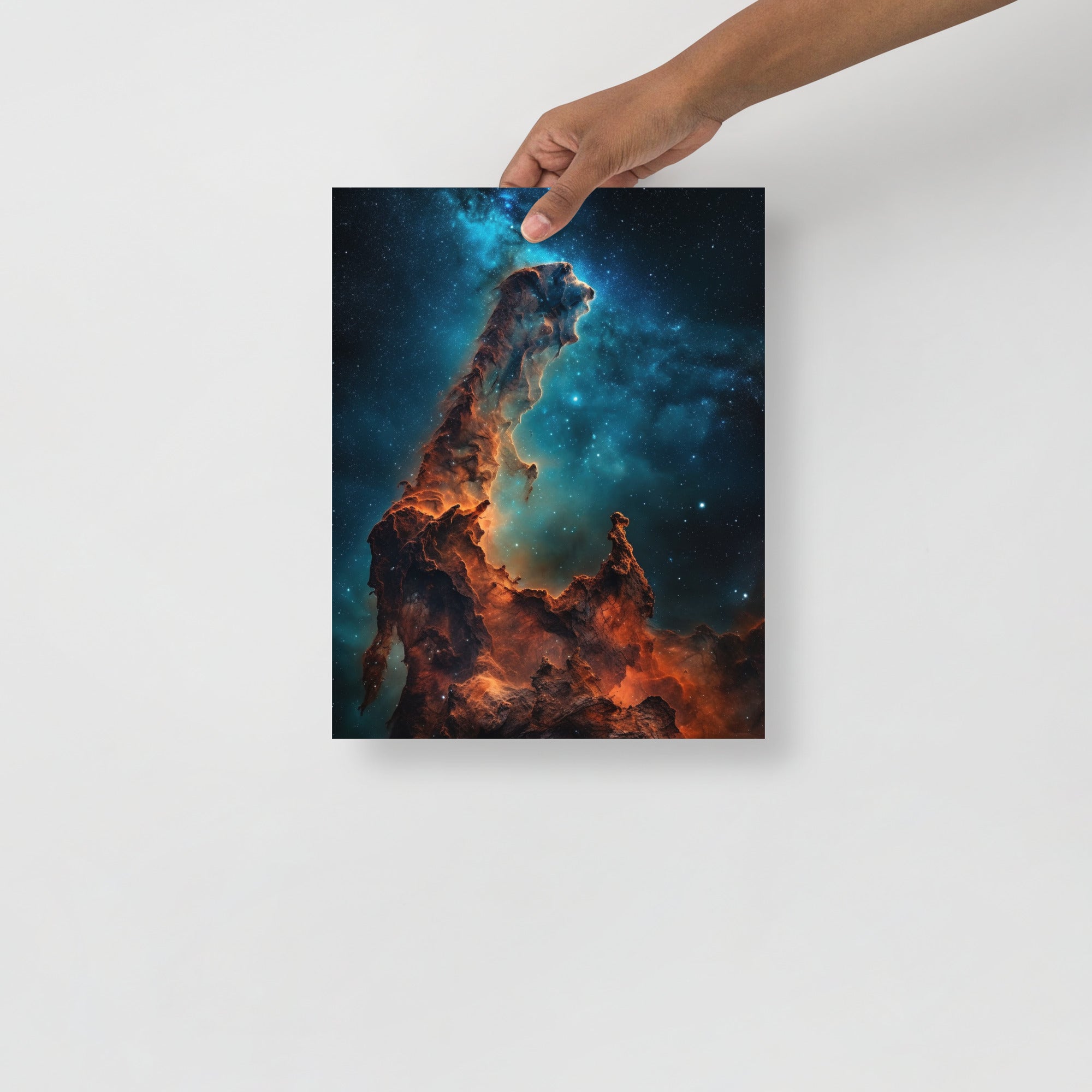 Stunning Pillars of Creation Space Art Poster by Visual Verse - Image 3