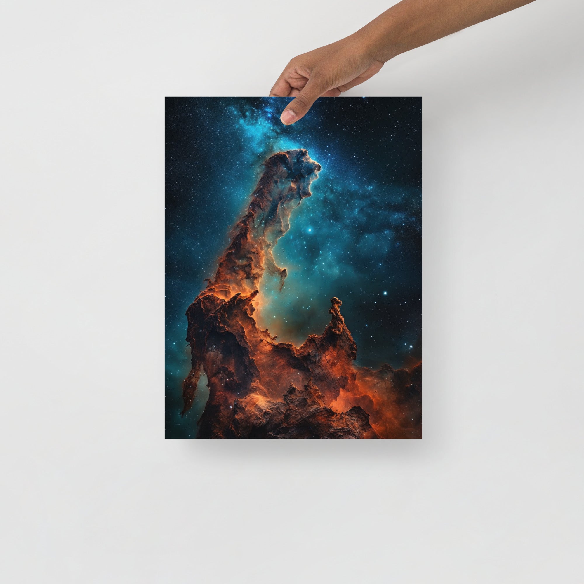 Stunning Pillars of Creation Space Art Poster by Visual Verse - Image 4