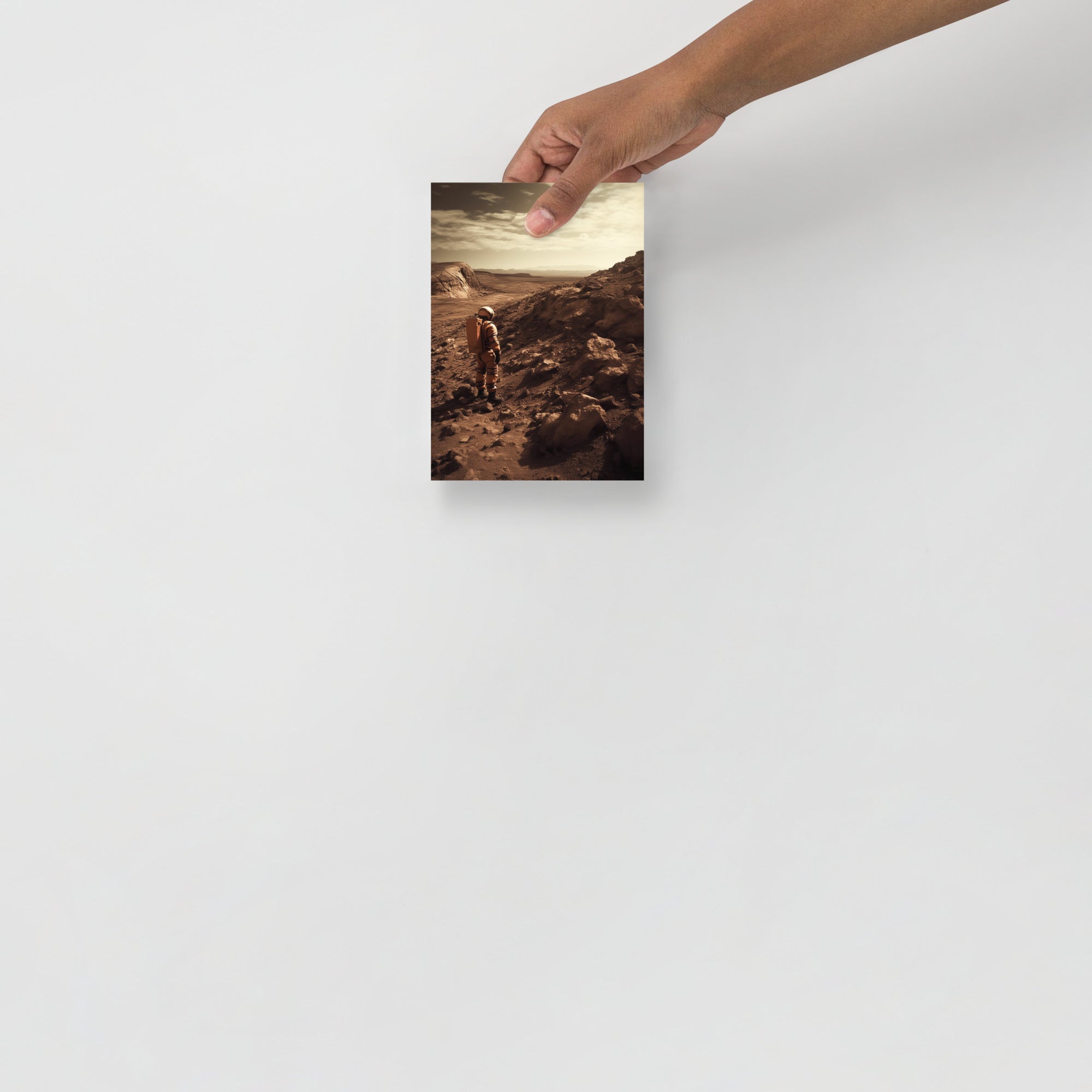 Stunning Red Mars Terrain Art Poster by Visual Verse - Image 8