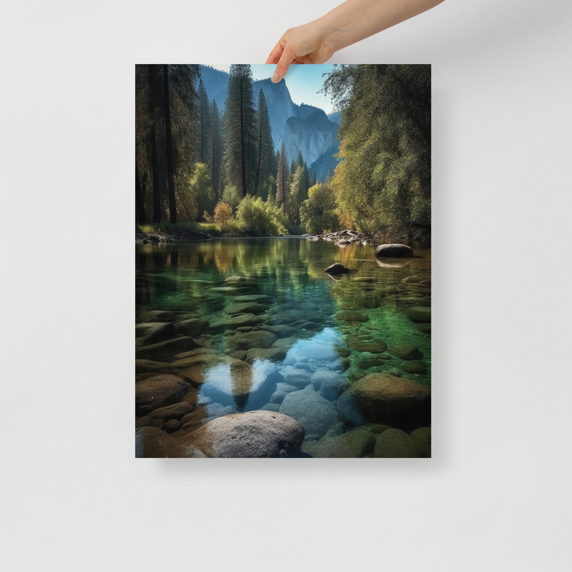 Stunning Yosemite Landscape Nature Art Poster by Visual Verse - Image 6