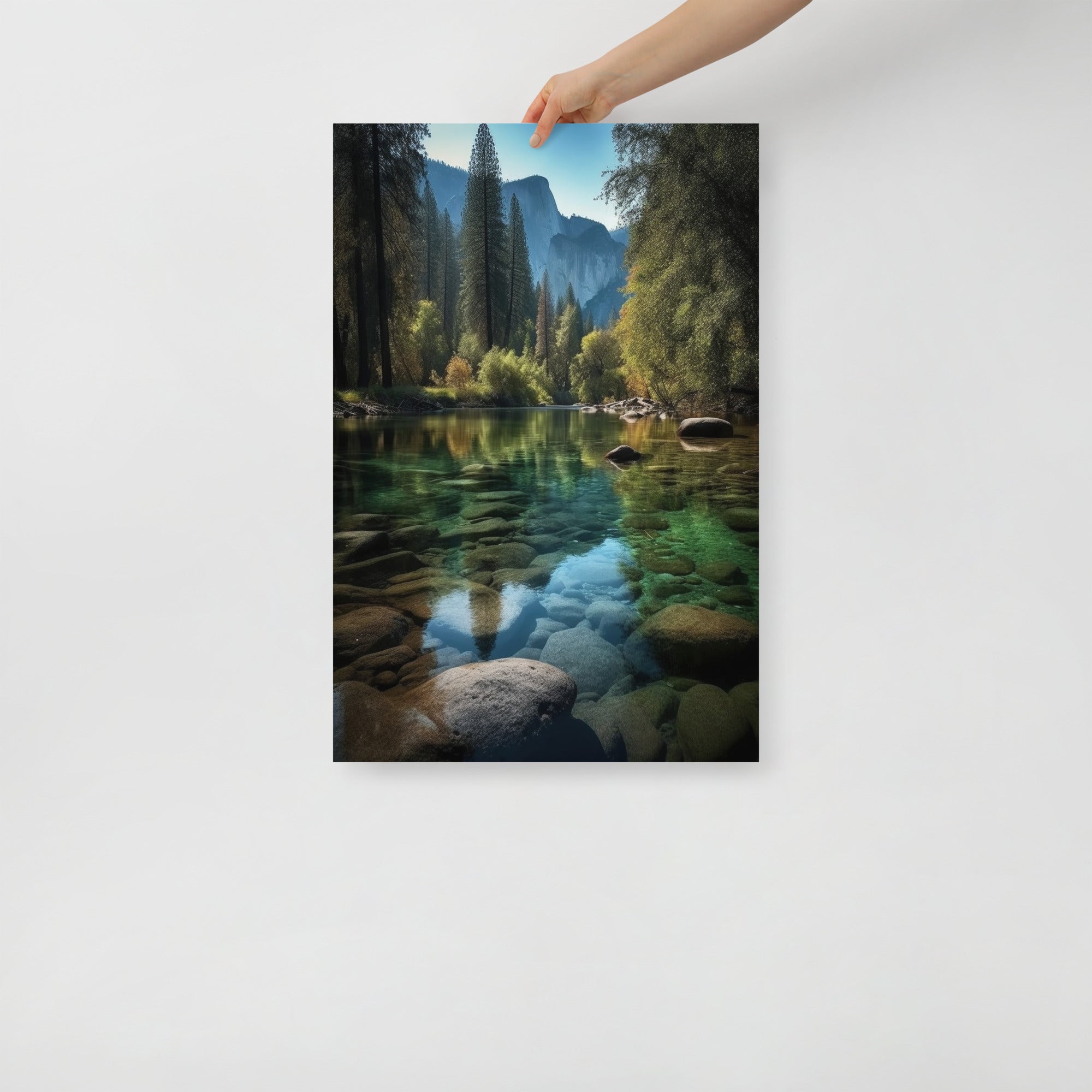 Stunning Yosemite Landscape Nature Art Poster by Visual Verse - Image 7