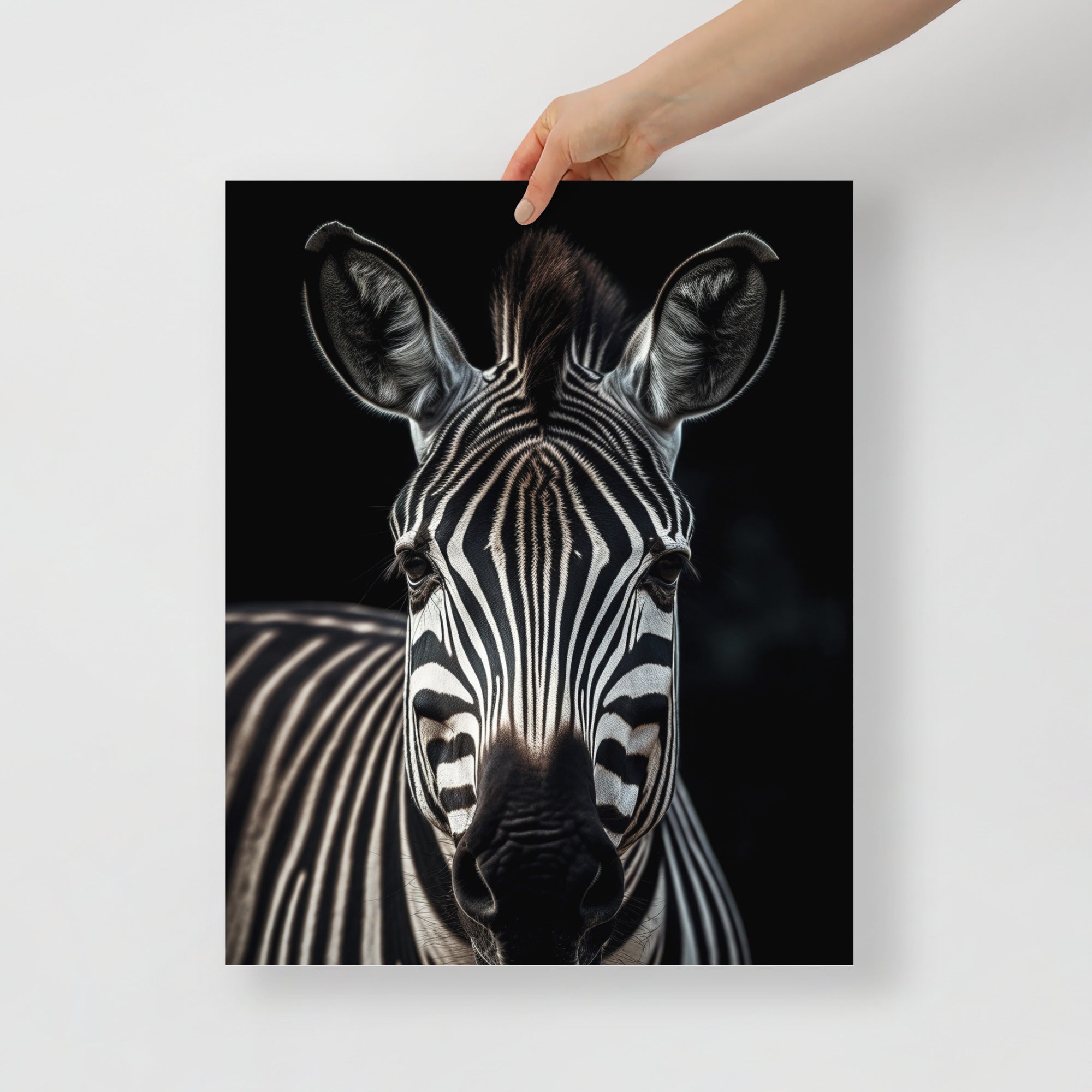 Stunning Zebra Wildlife Safari Art Poster by Visual Verse - Image 5