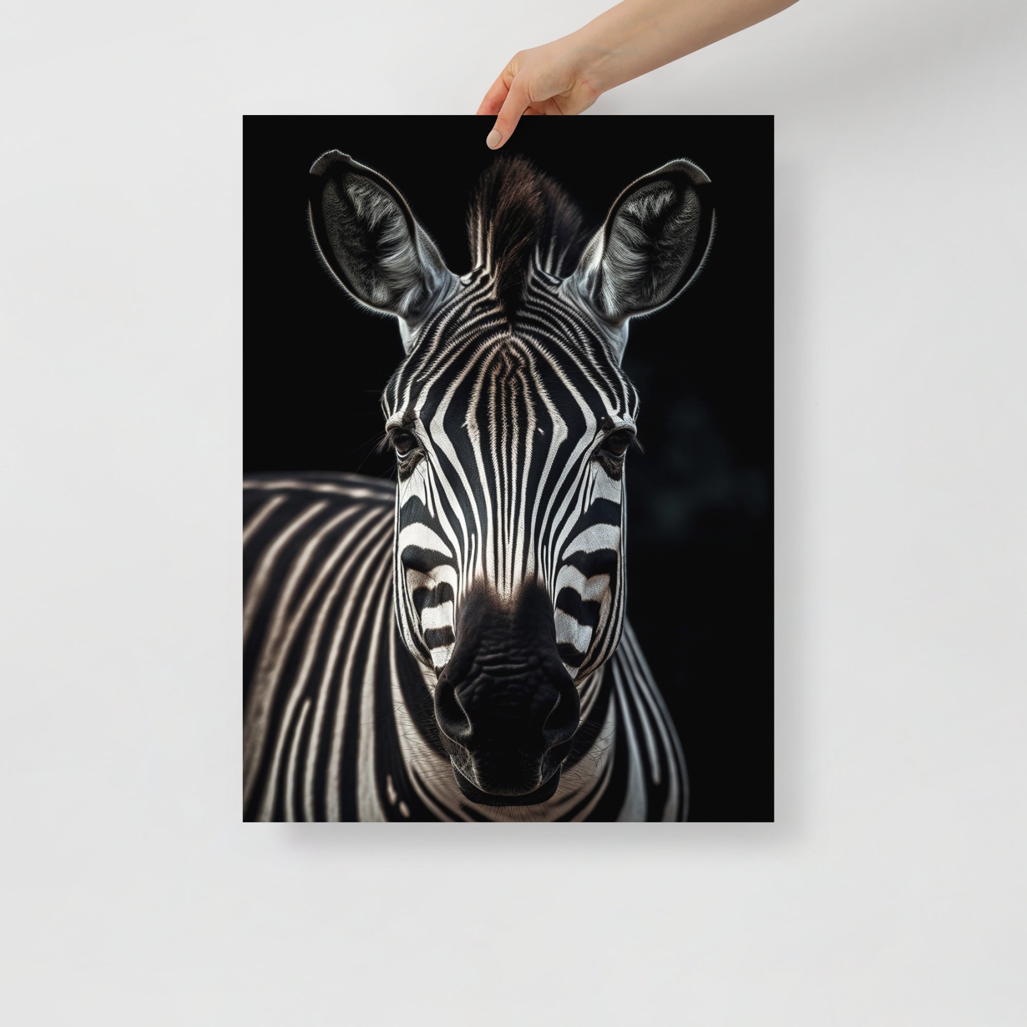 Stunning Zebra Wildlife Safari Art Poster by Visual Verse - Image 6