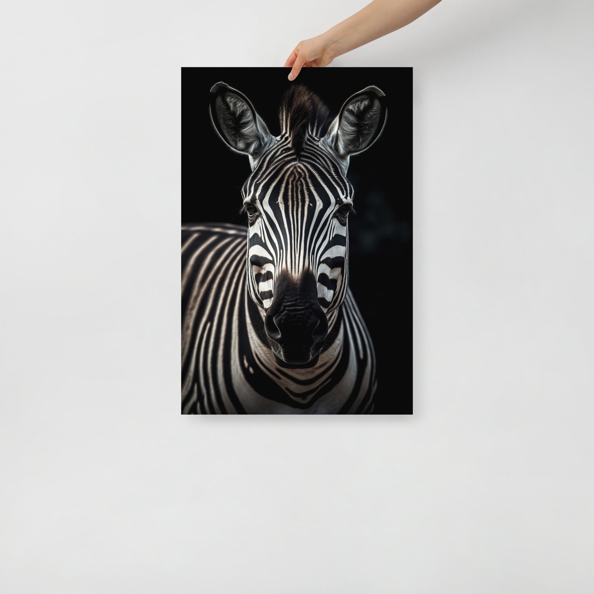Stunning Zebra Wildlife Safari Art Poster by Visual Verse - Image 7