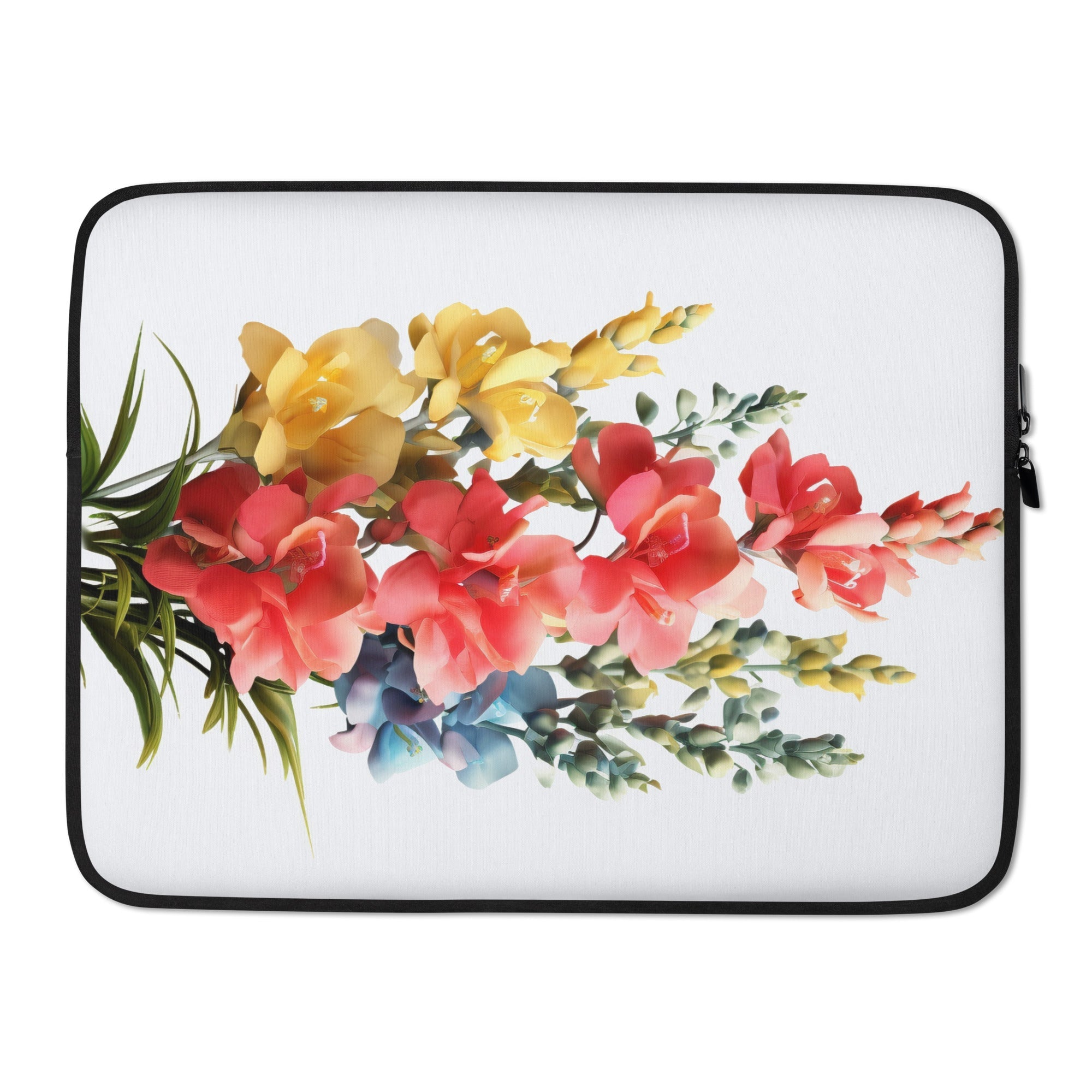 Summer Snapdragon Flower Laptop Sleeve by Visual Verse - Image 1