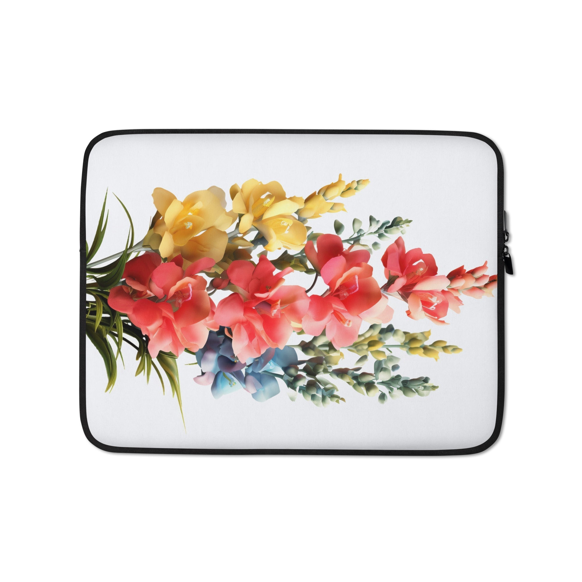 Summer Snapdragon Flower Laptop Sleeve by Visual Verse - Image 2