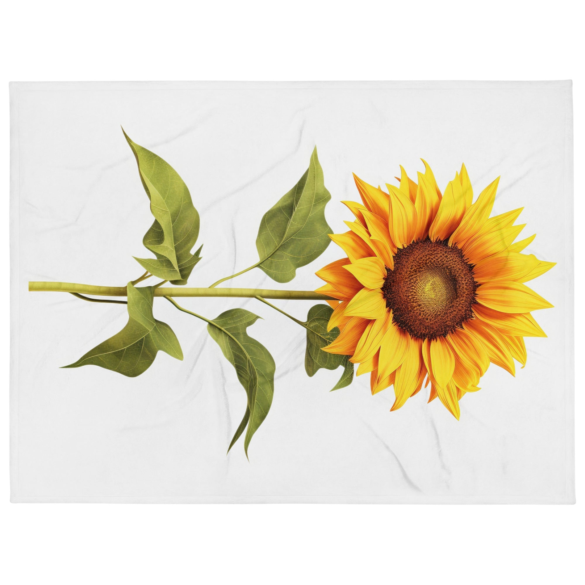 Sunflower Flower Blanket by Visual Verse - Image 1