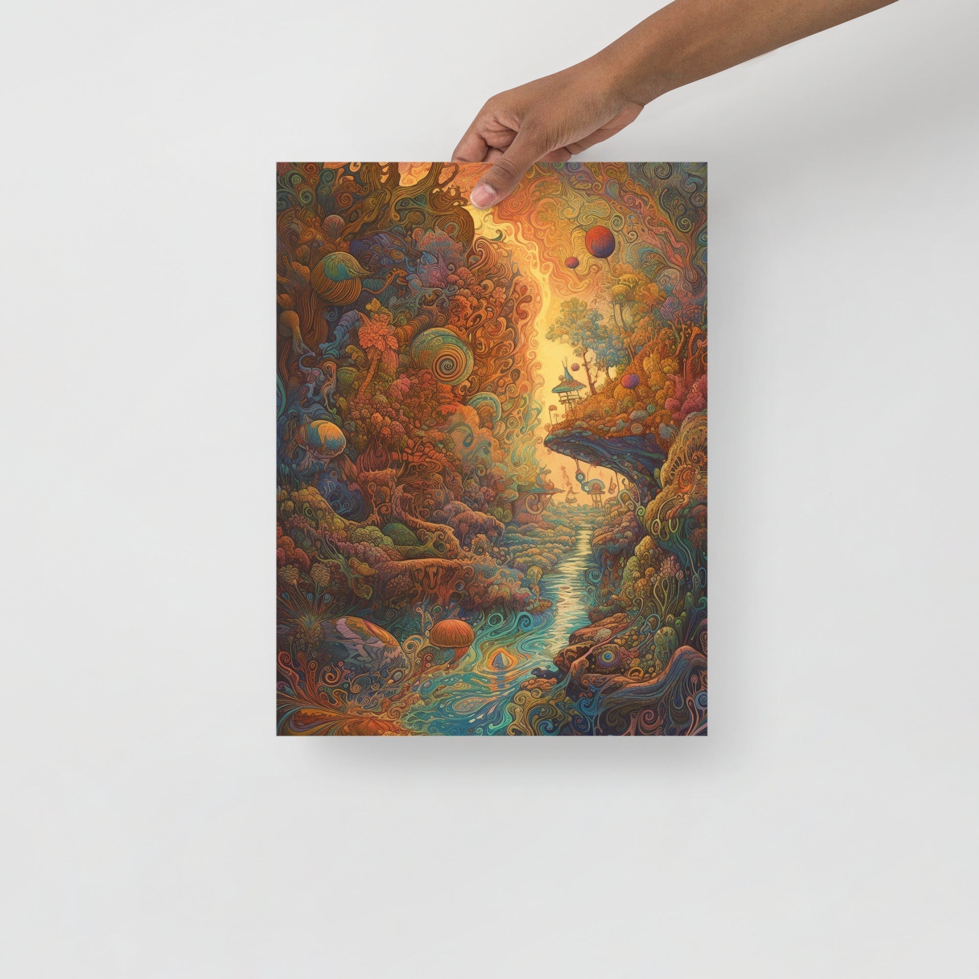 Surreal Dreamscape Fantasy Art Poster by Visual Verse - Image 3