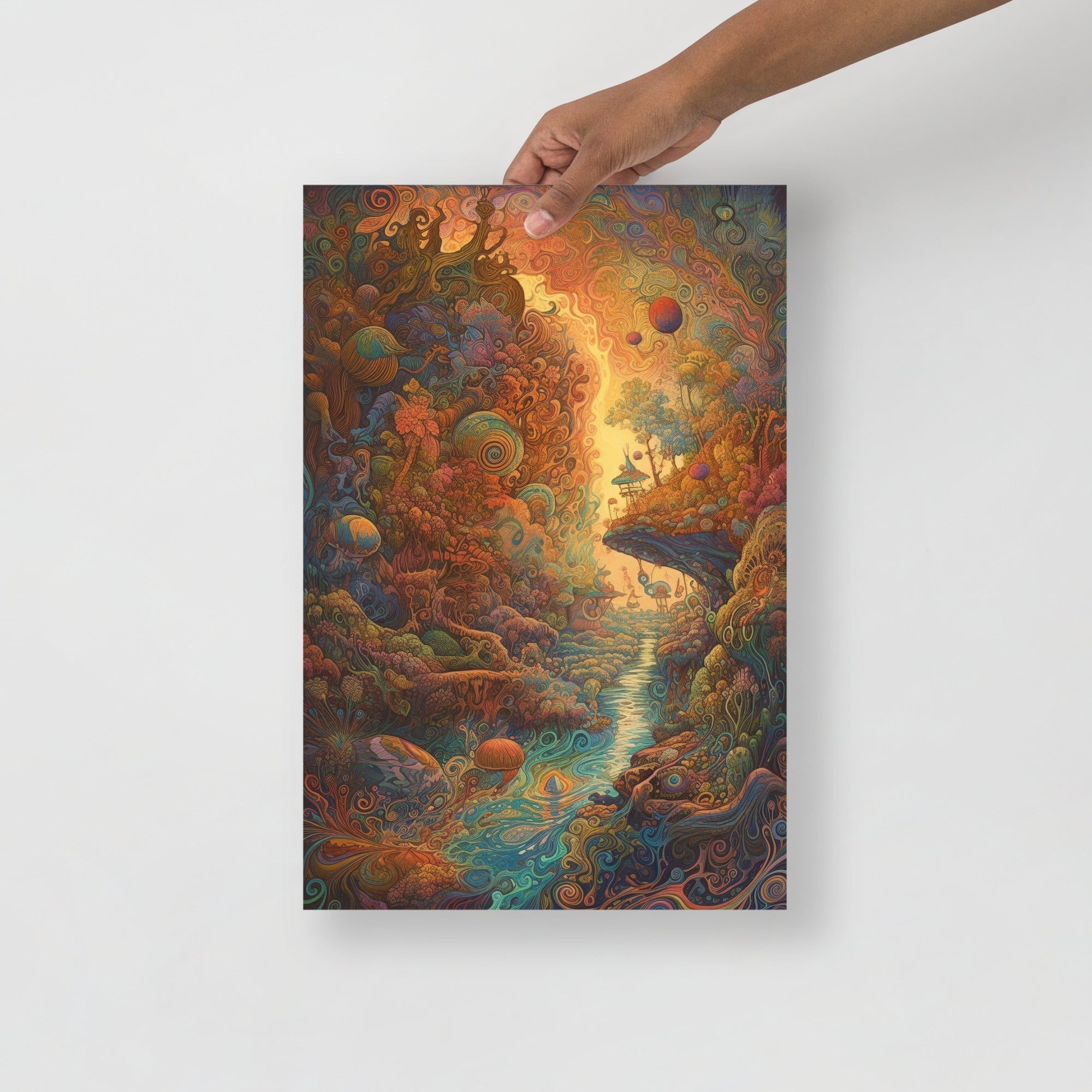 Surreal Dreamscape Fantasy Art Poster by Visual Verse - Image 4