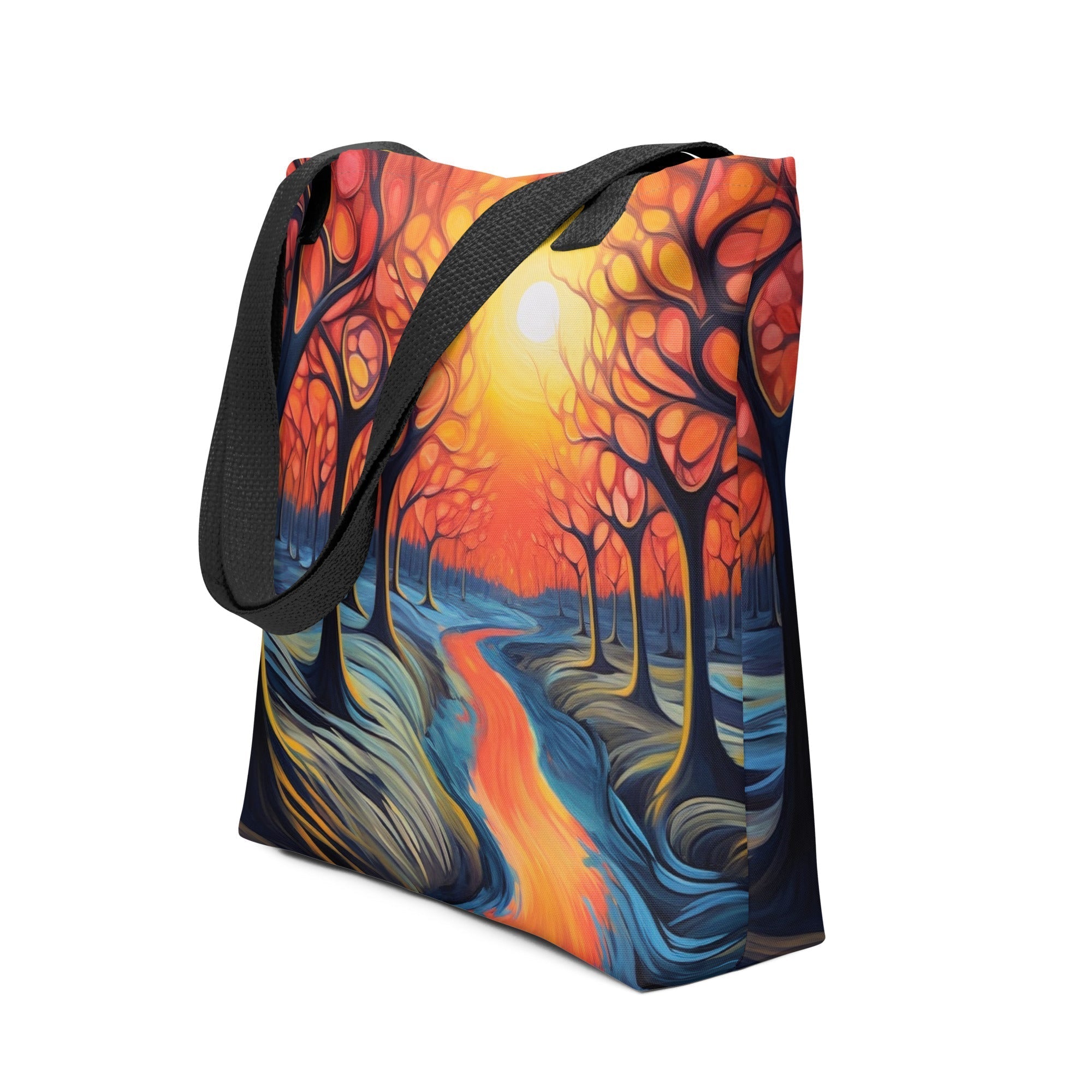 Surreal Trippy Tote Bag by Visual Verse - Image 1