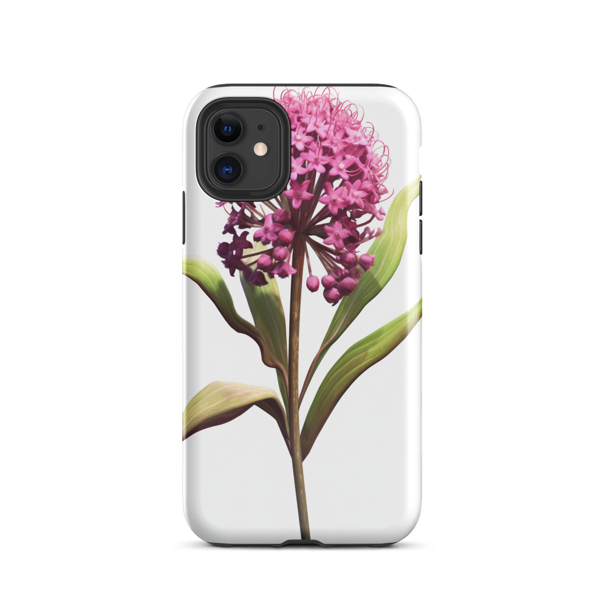 Swamp Milkweed Flower iPhone Case by Visual Verse - Image 1