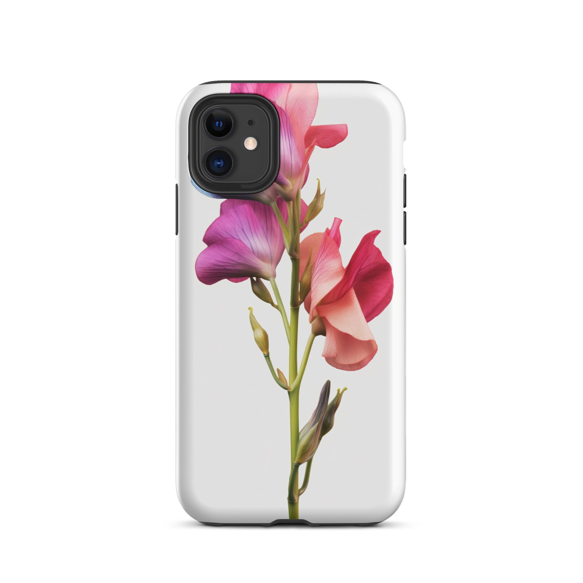 Sweet Pea Flower iPhone Case by Visual Verse - Image 2