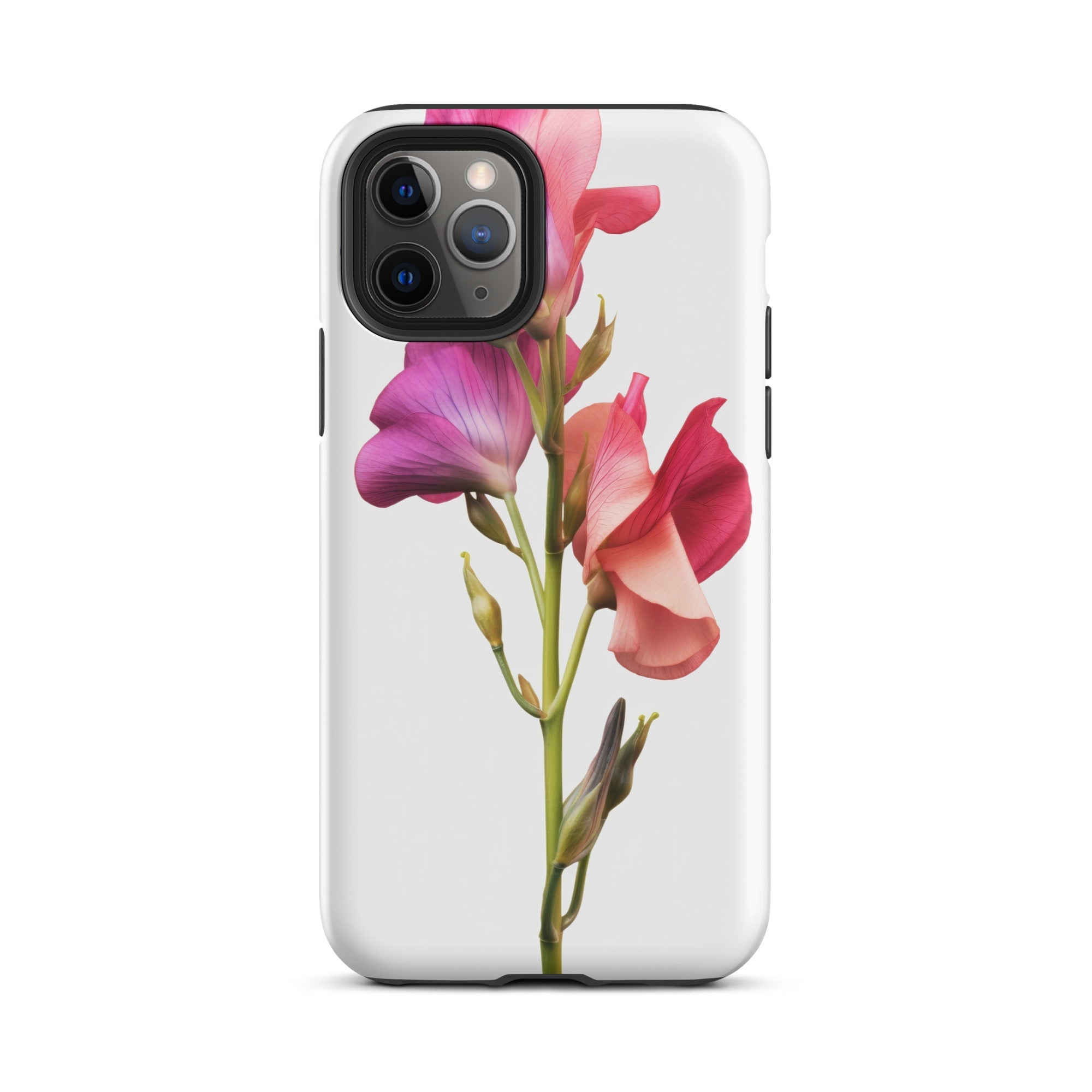 Sweet Pea Flower iPhone Case by Visual Verse - Image 4