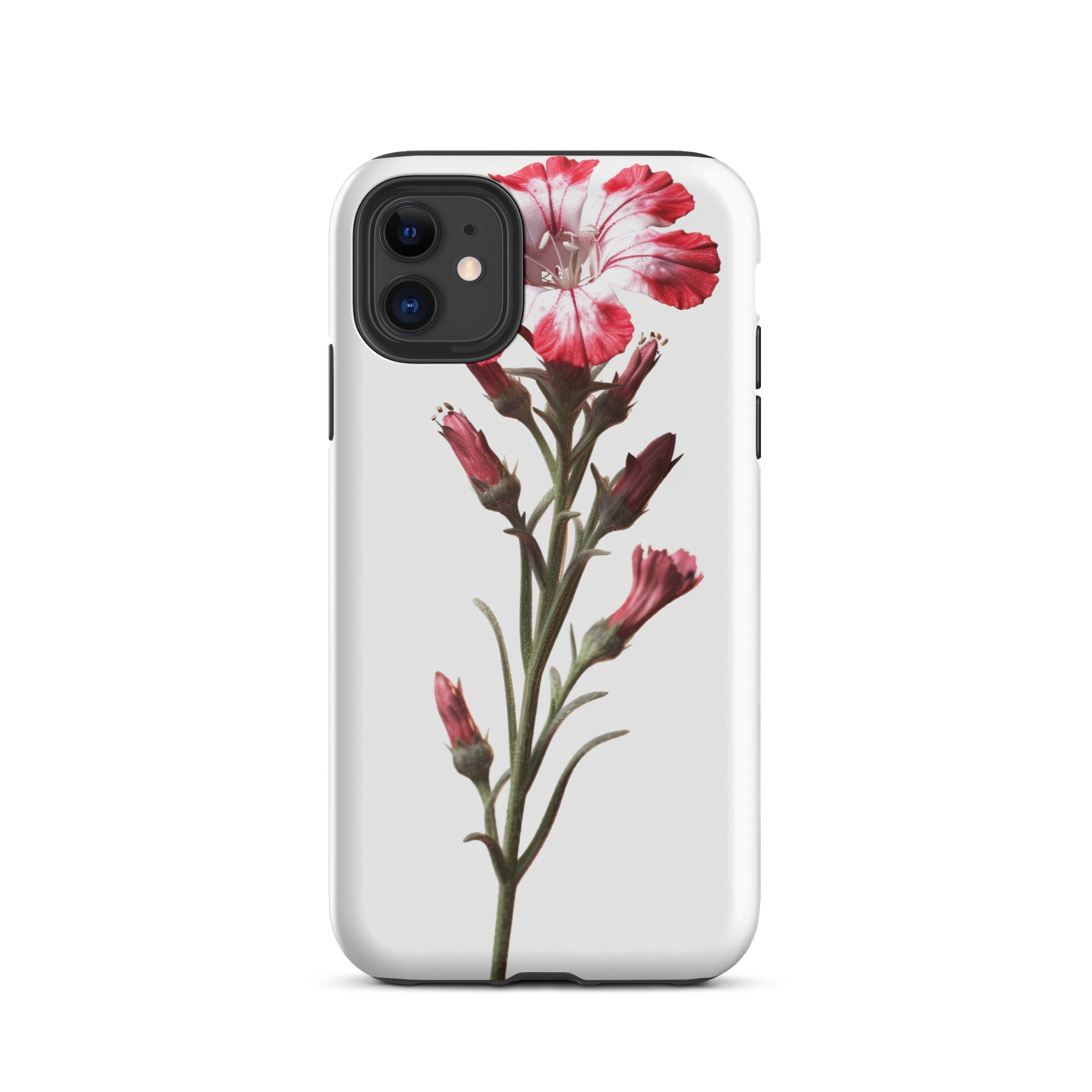 Sweet William Catchfly Flower iPhone Case by Visual Verse - Image 2
