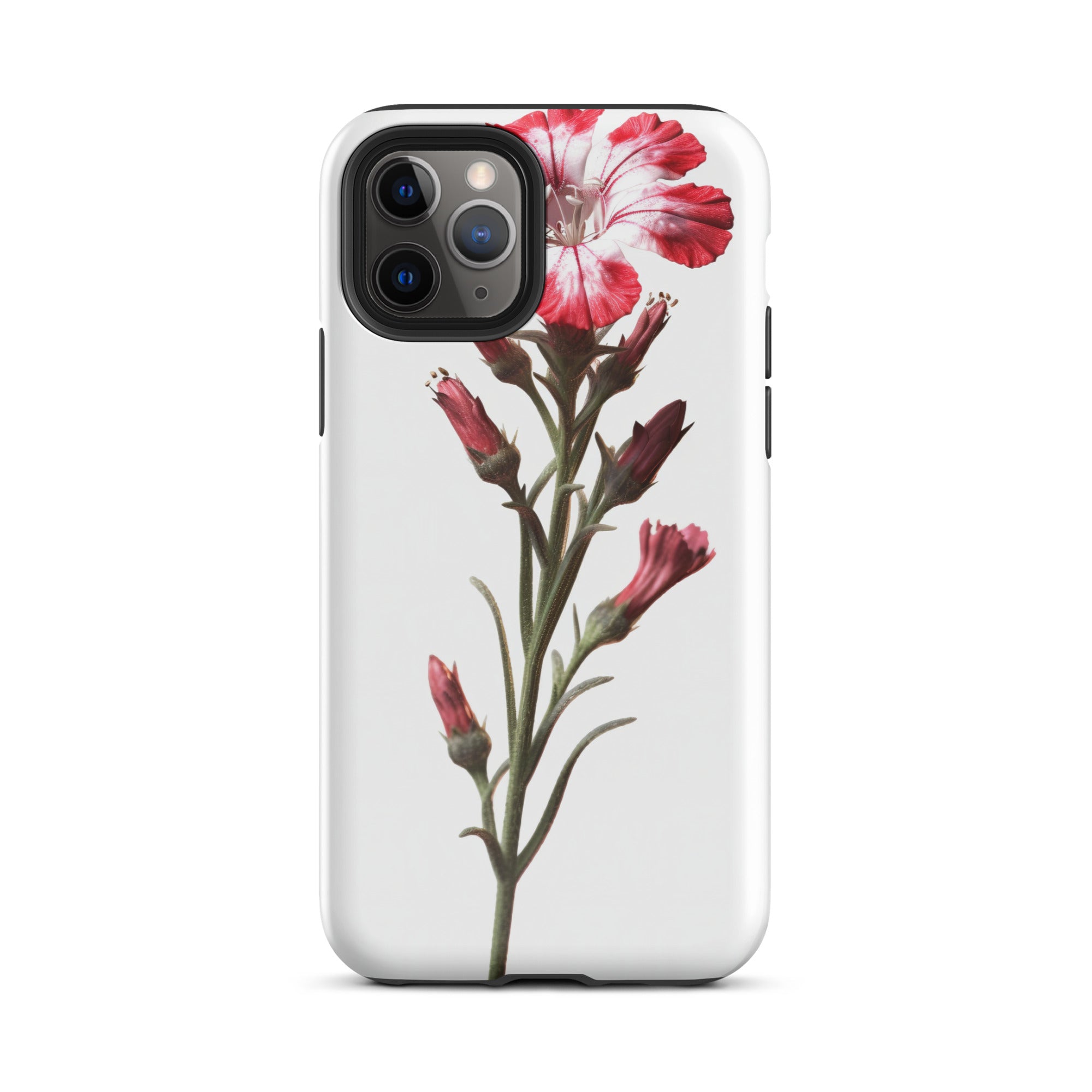 Sweet William Catchfly Flower iPhone Case by Visual Verse - Image 3